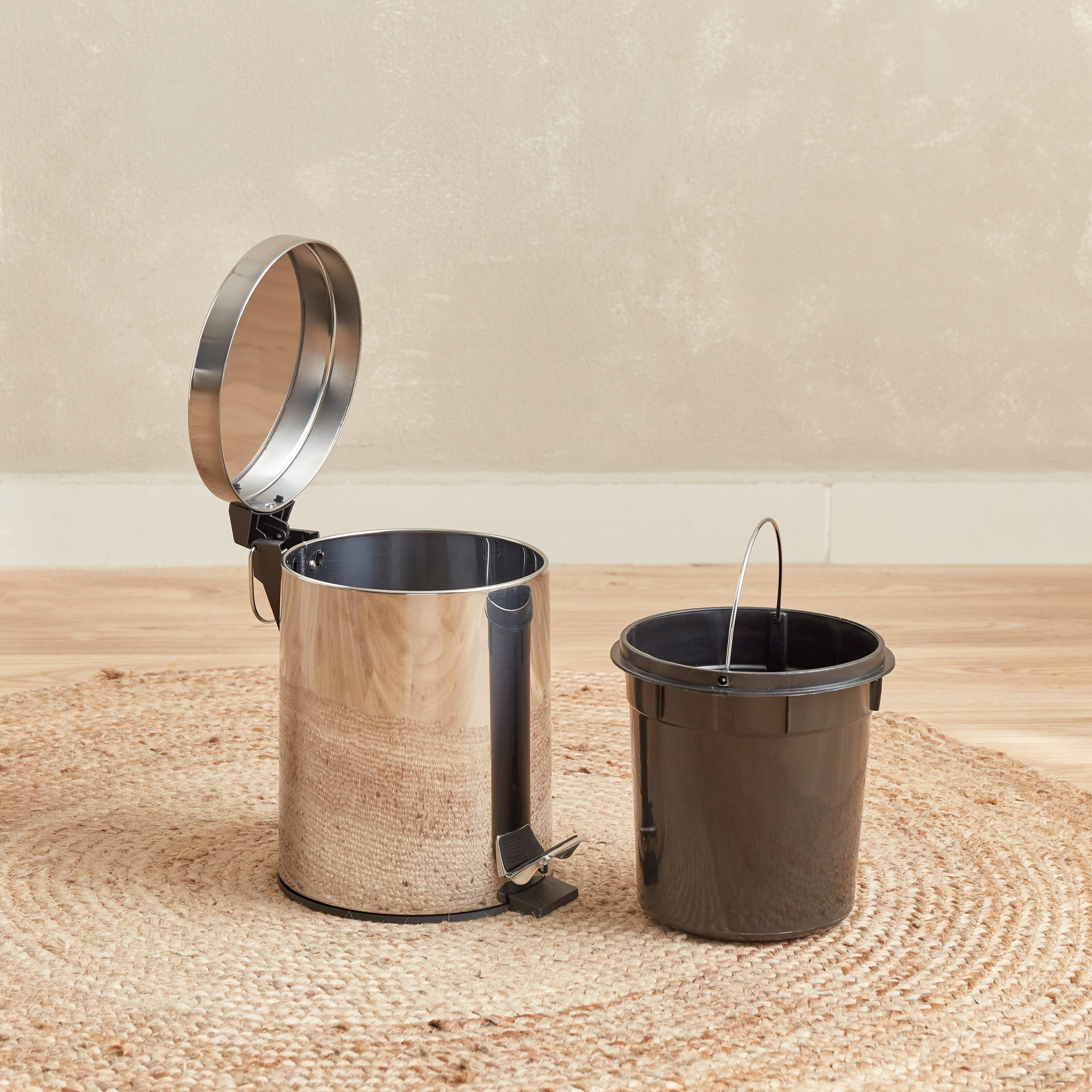 سلّة نفايات ستانلس ستيل بدواسة من تمارا - 5 لتر-hbxhomeware-hbxbathroom-image-2