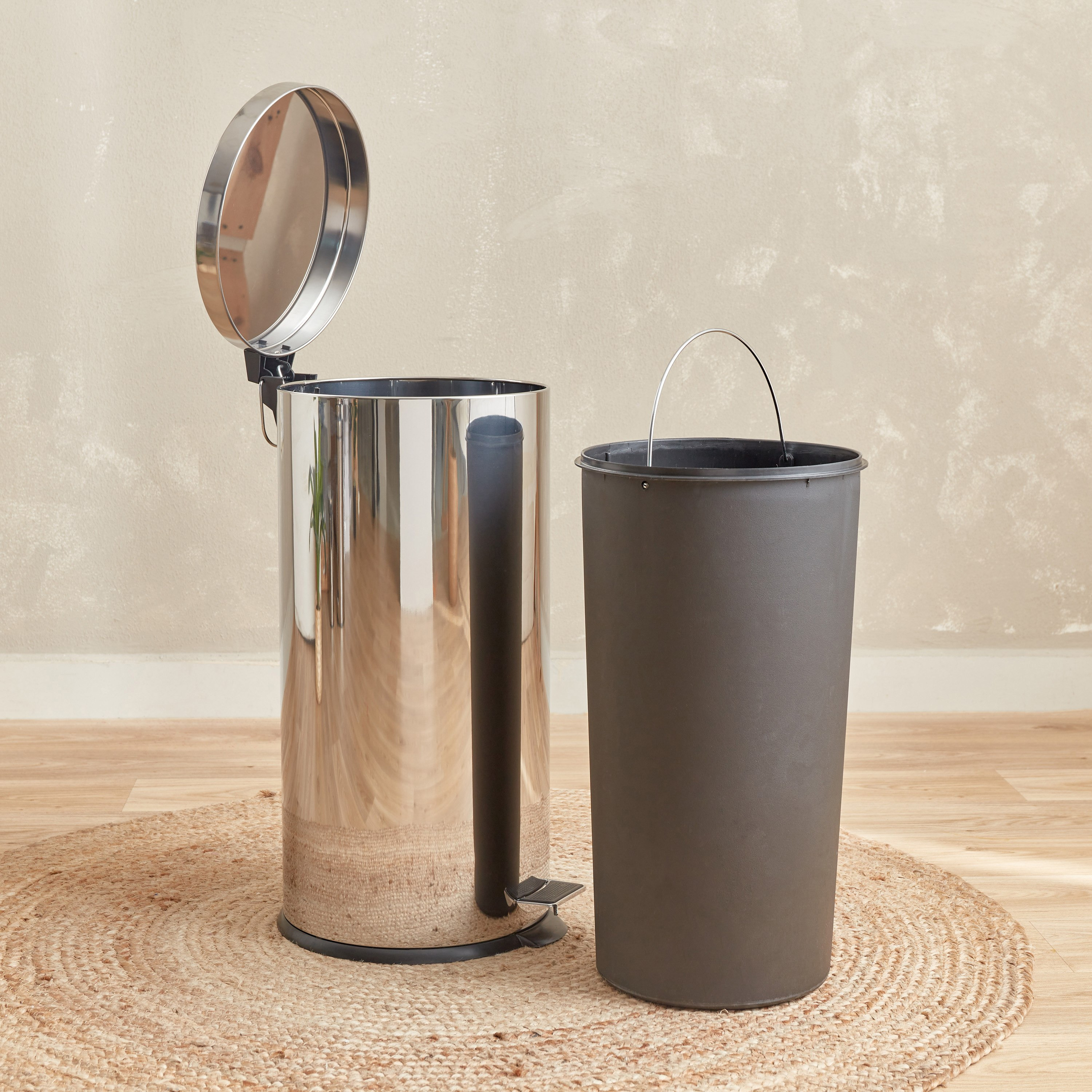 Tamara Stainless Steel Pedal Bin - 30 L-hbxhomeware-hbxbathroom-image-2