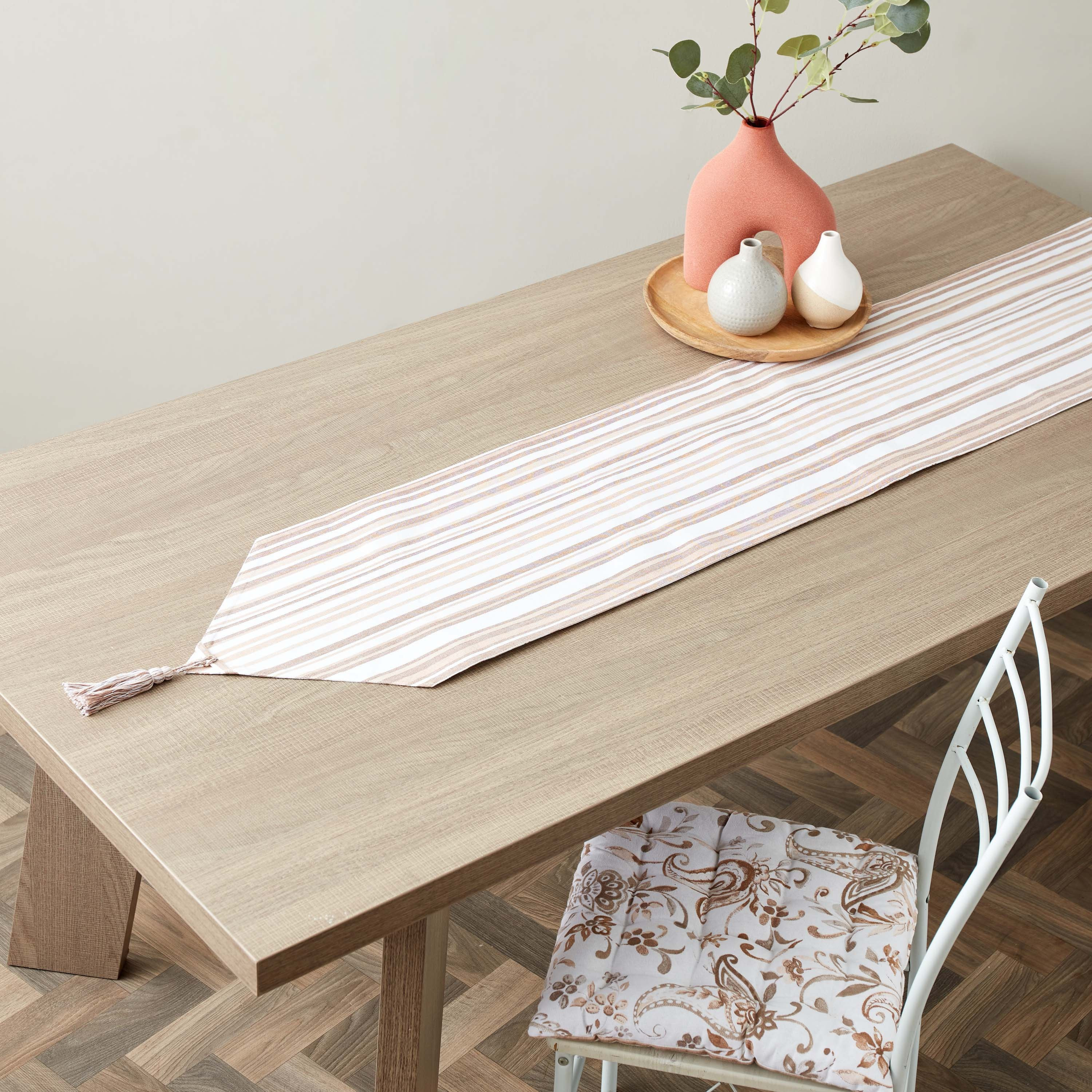 مفرش طاولة يستخدم على الوجهين بيزلي سيانا من هارلي - 33x180 سم-hbxdecorandfurnishings-homefurnishings-tablelinens-image-2