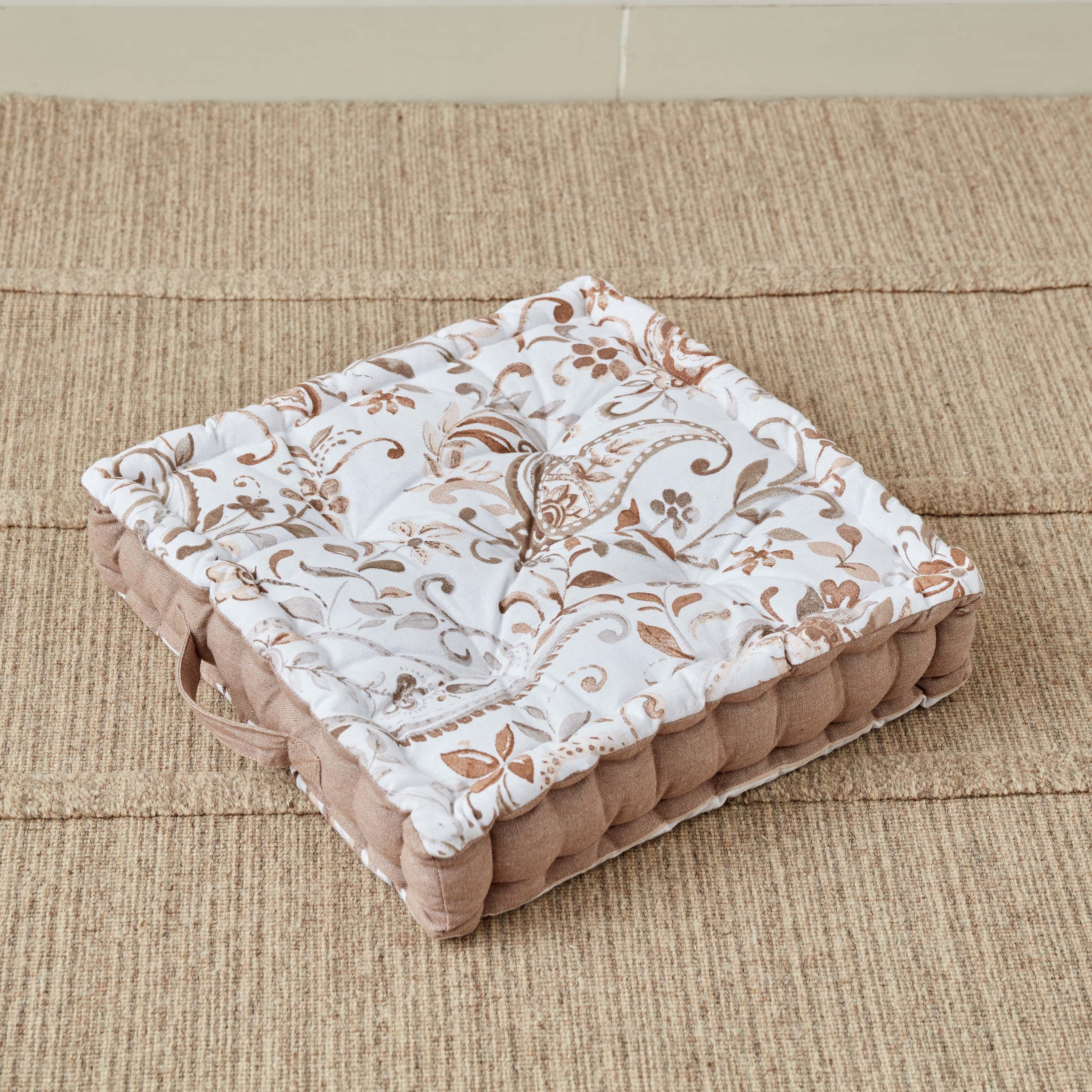 وسادة أرضية بيزلي سيانا من هارلي - 40x40x9 سم-hbxhomeware-hbxdecorandfurnishings-image-1