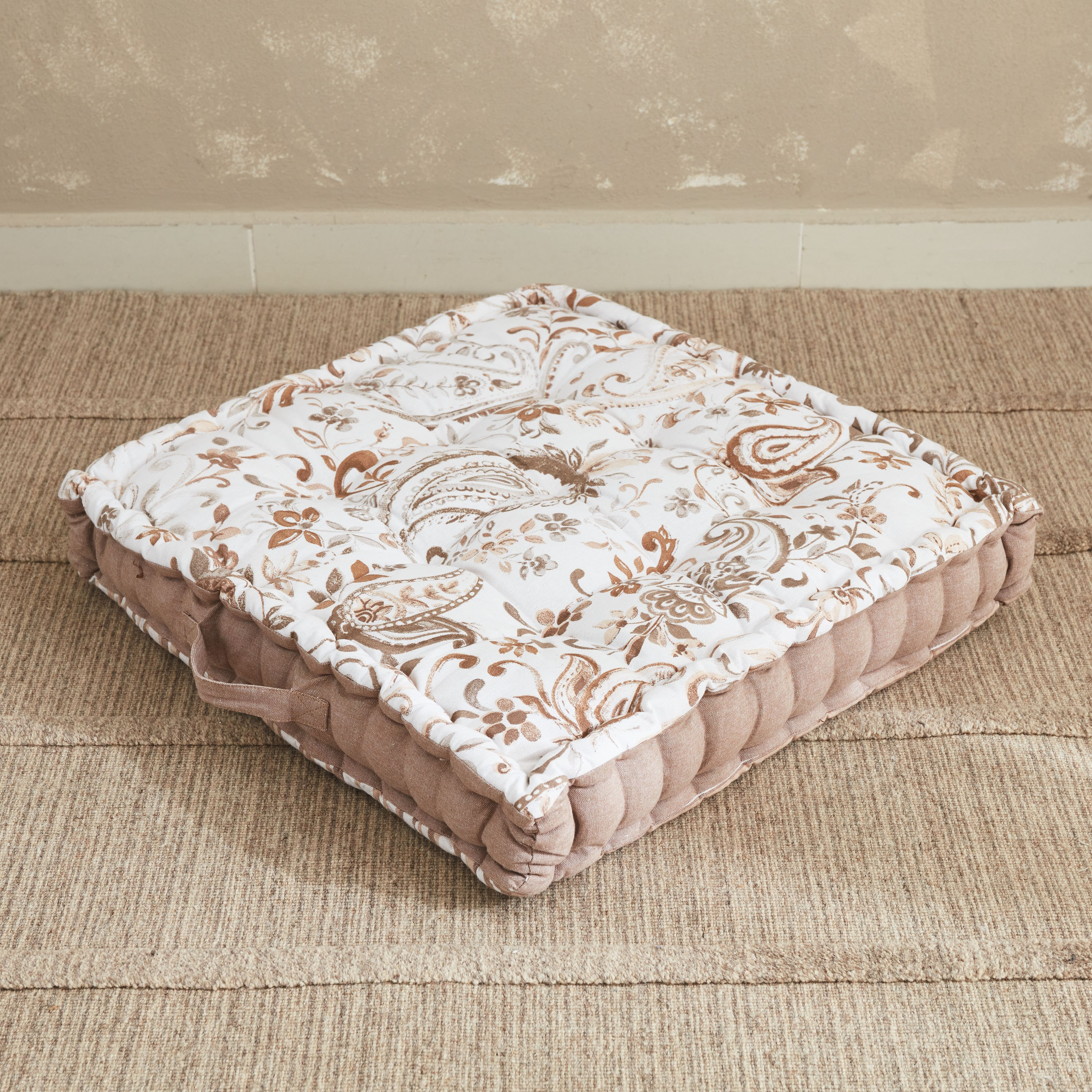 وسادة أرضية بيزلي سيانا من هارلي - 60x60x10 سم-hbxhomeware-hbxdecorandfurnishings-image-1