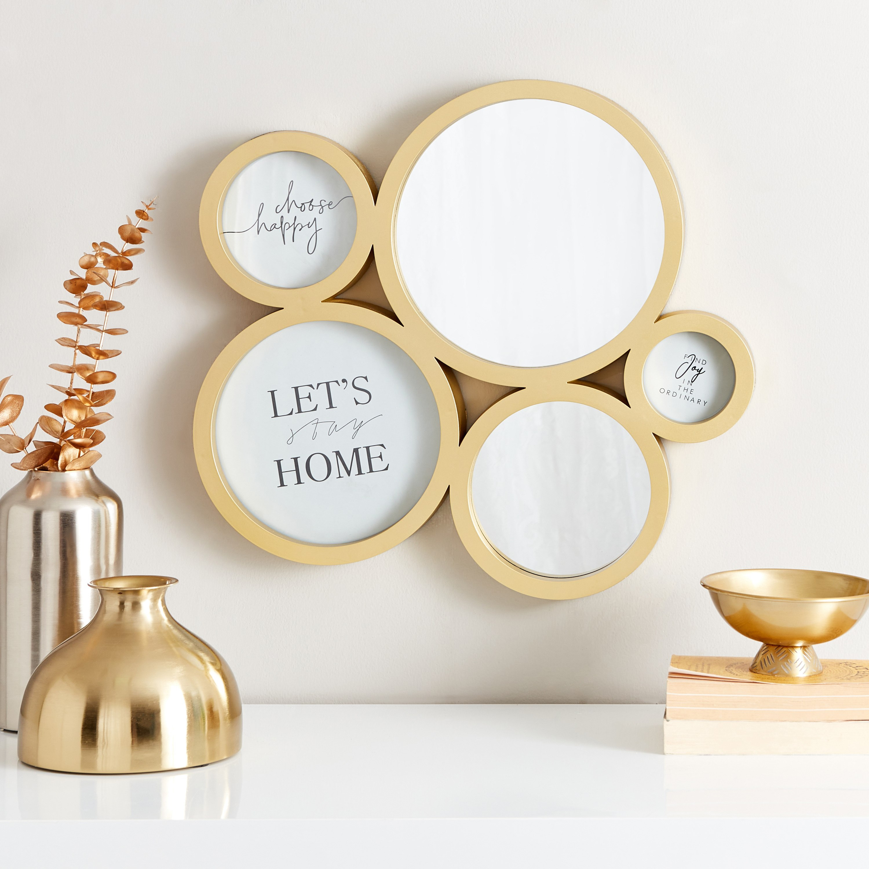 برواز صور ومرآة بابل من هايلي - 45x3.5x48 سم-hbxbedroom-decorandaccessories-photoframes-image-1