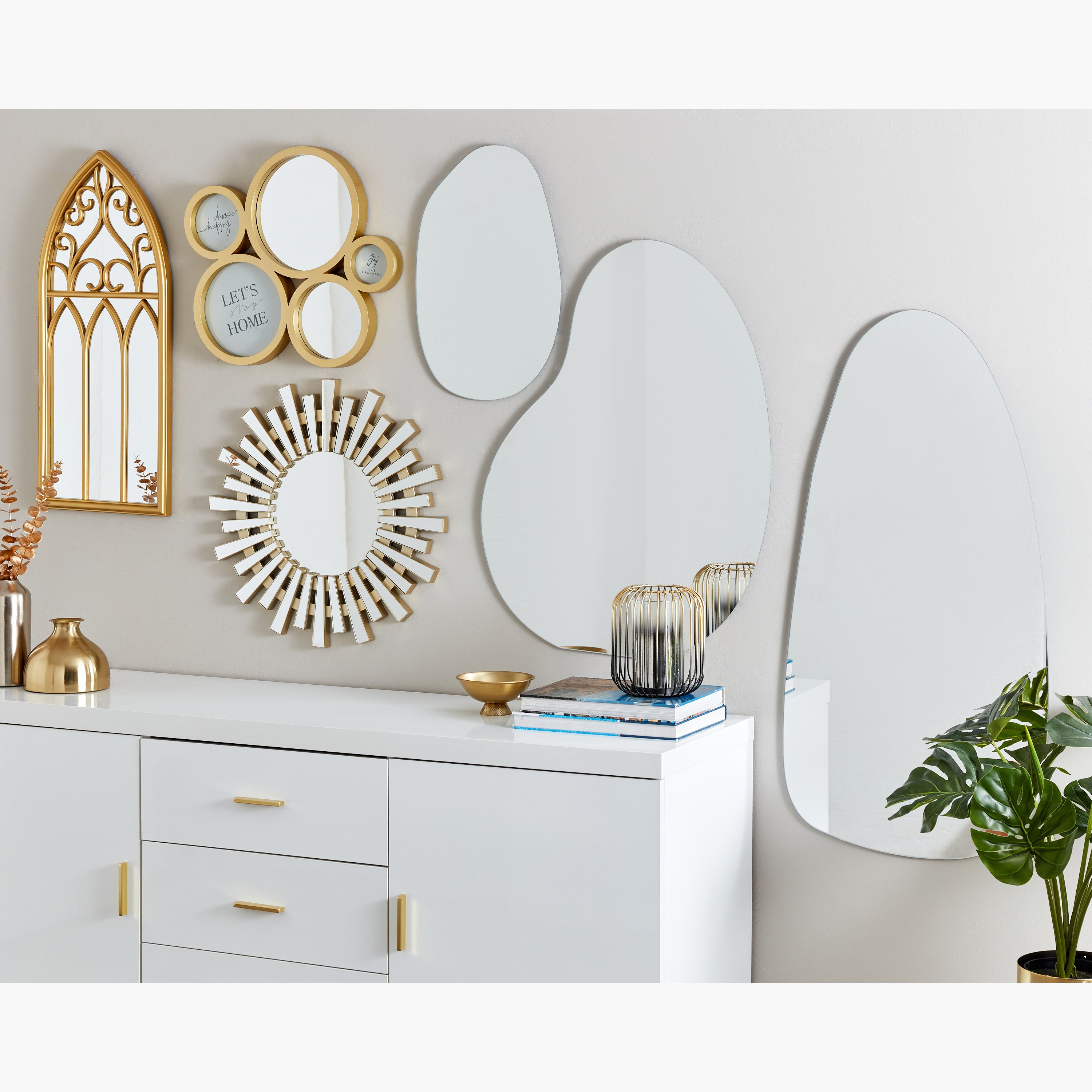 برواز صور ومرآة بابل من هايلي - 45x3.5x48 سم-hbxbedroom-decorandaccessories-photoframes-image-4