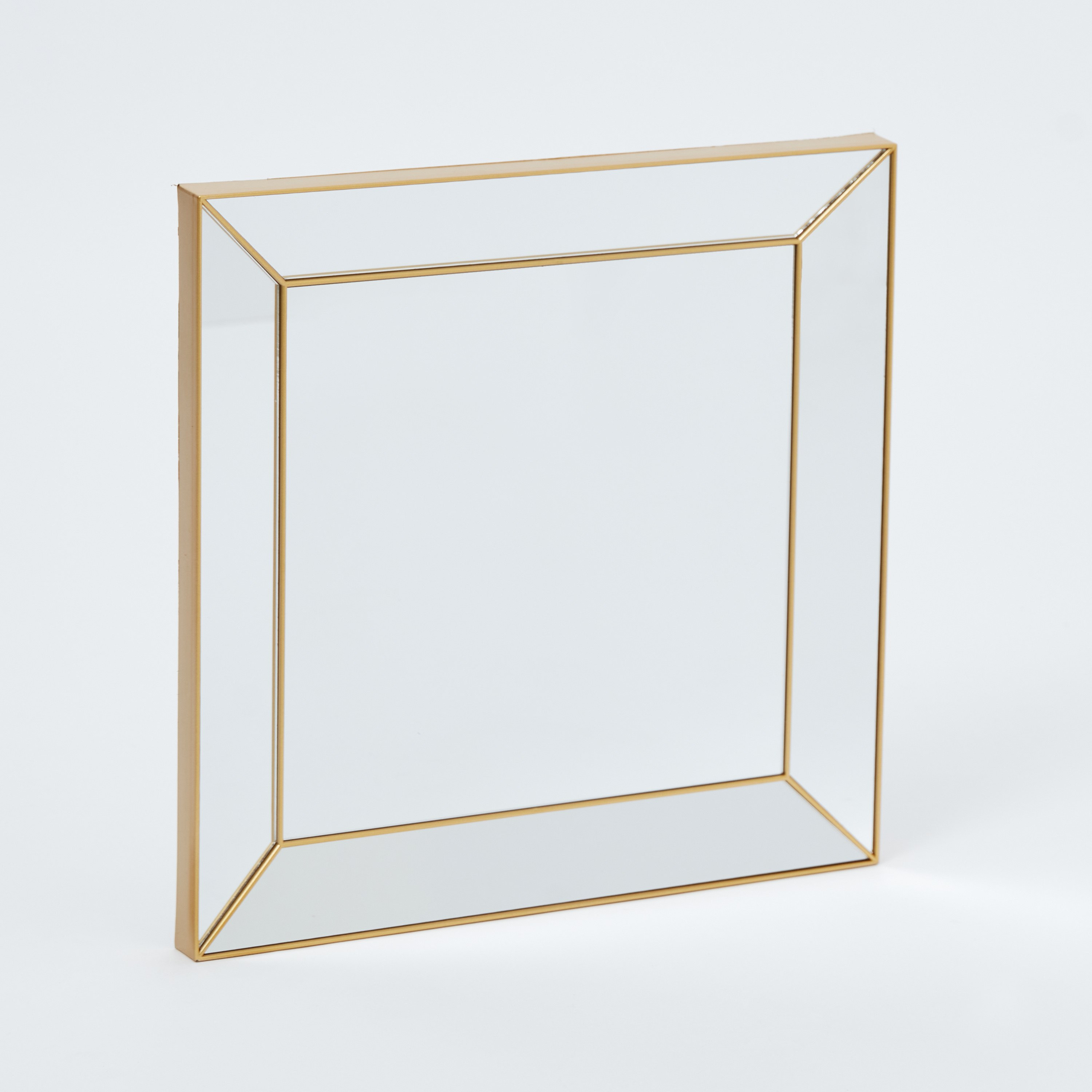 مرآة حائط مربعة للديكور من هايلي - 30x1.5x30 سم-hbxhomeware-hbxdecorandfurnishings-image-5