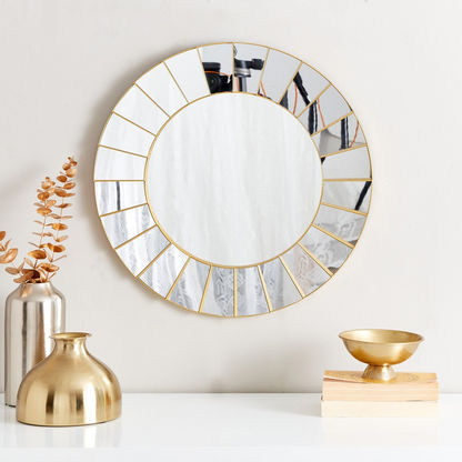 Hailee Modern Round Wall Mirror - 3x50 cms