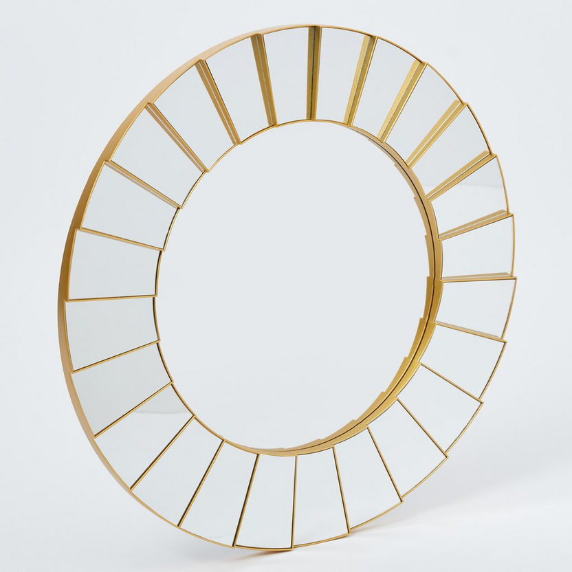 Hailee Modern Round Wall Mirror - 3x50 cm-Mirrors-image-4