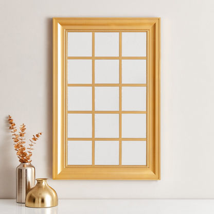 Hailee Rectangle Window Wall Mirror - 60x3.5x90 cms
