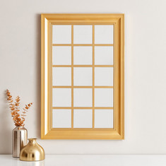 Hailee Rectangle Window Wall Mirror - 60x3.5x90 cm