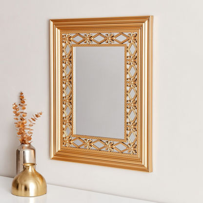 Hailee Modern Rectangular Wall Mirror - 56x3x70.5 cms