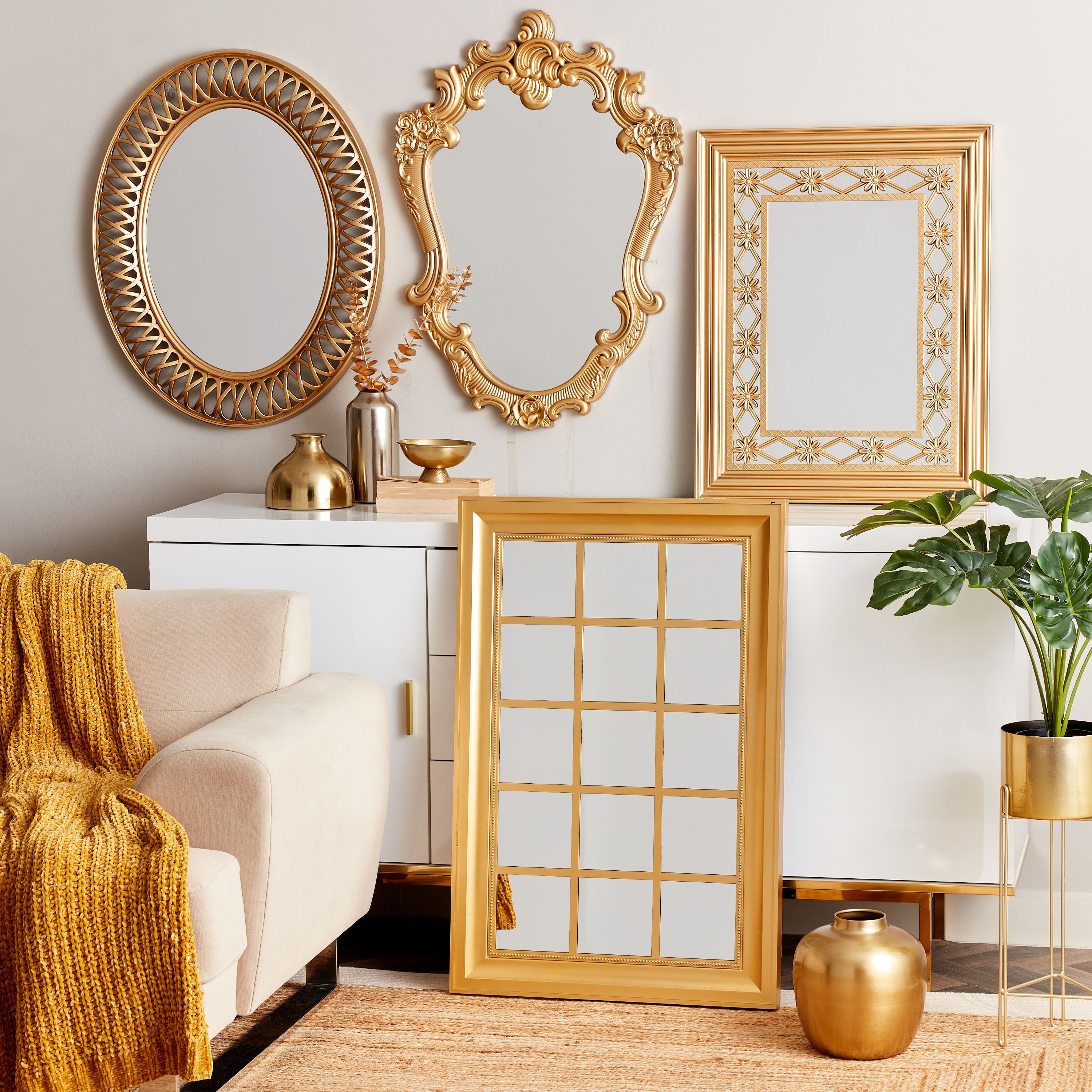 مرآة حائط مستطيلة مودرن من هايلي - 56x3x70.5 سم-PROMO_HB_AE_B1G1_250925-image-4