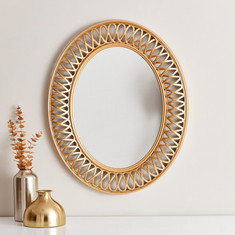 Hailee Oval Modernen Wall Mirror - 60x4x76 cm