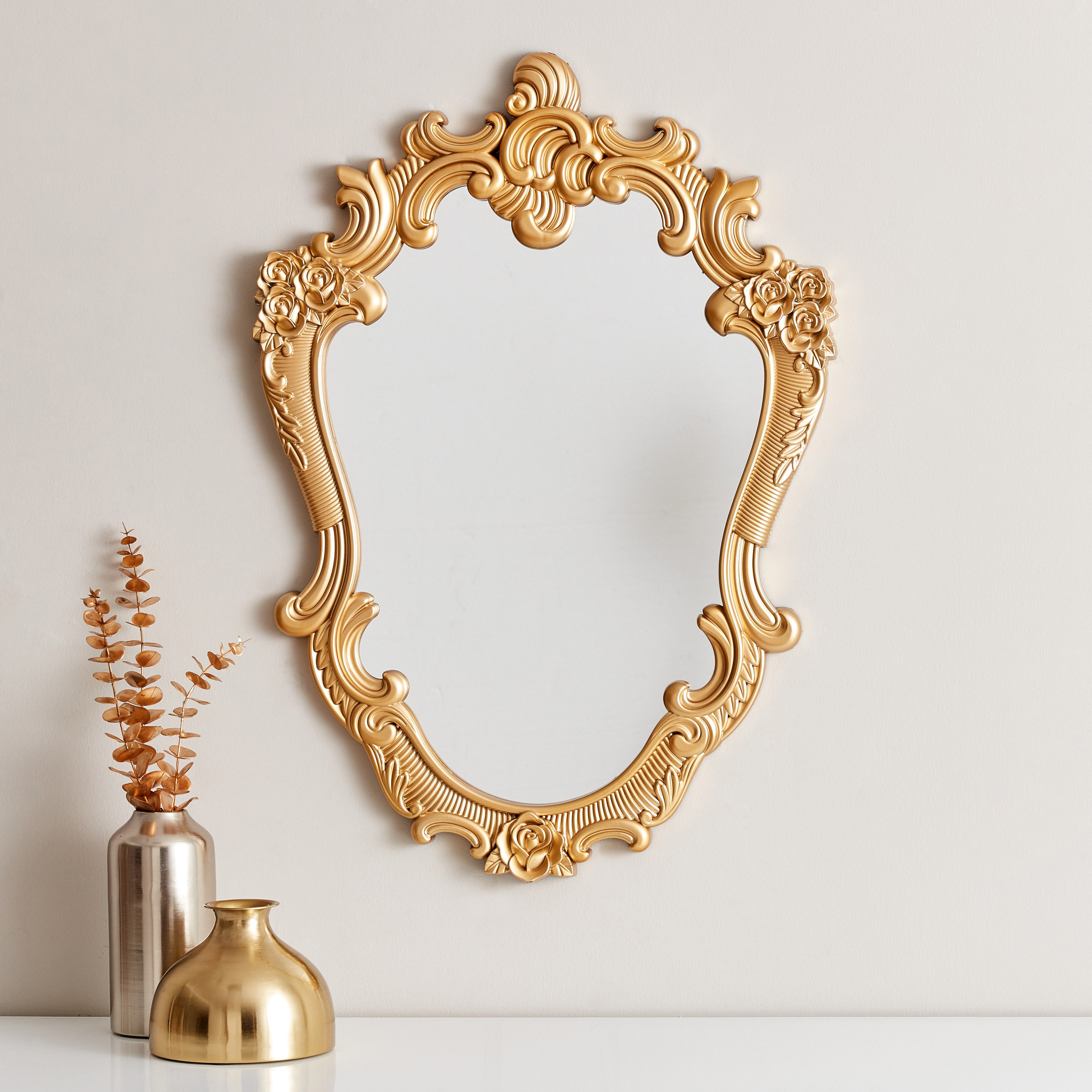 مرآة حائط باروك موديرين من هايلي - 55x4x80 سم-hbxhomeware-hbxdecorandfurnishings-image-1