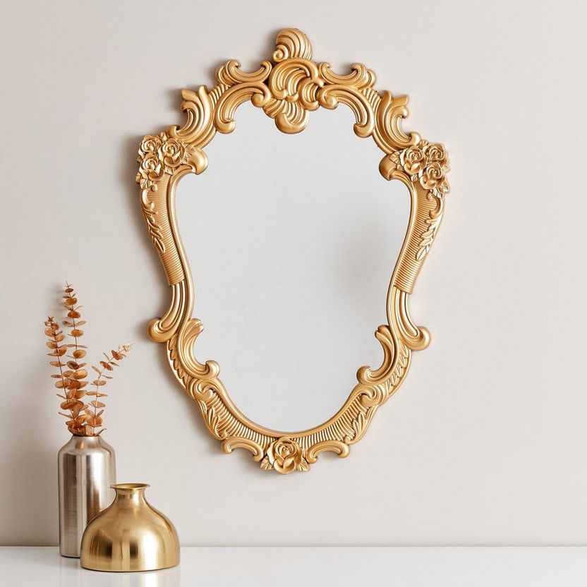 Hailee Baroque Moderen Wall Mirror - 55x4x80 cm-Mirrors-image-0