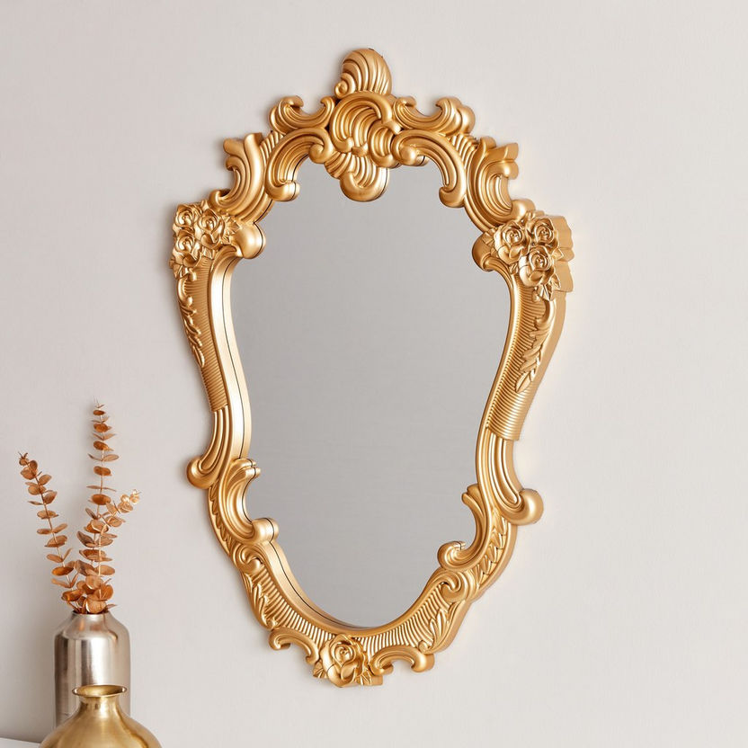 Hailee Baroque Moderen Wall Mirror - 55x4x80 cm-Mirrors-image-1