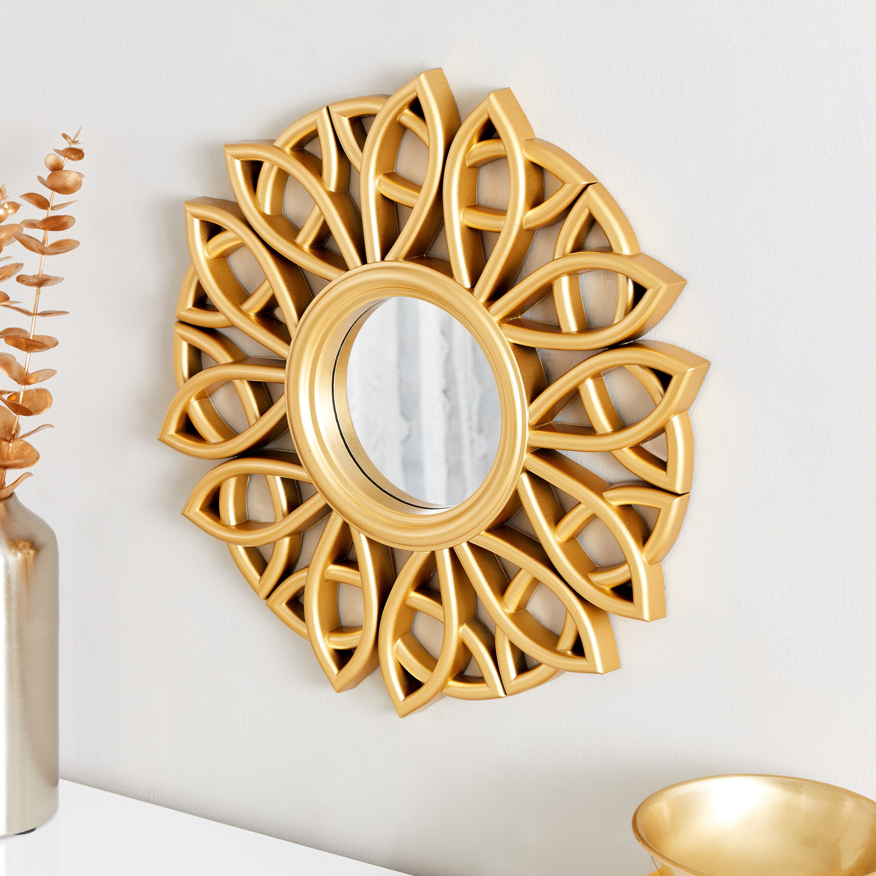 مرآة حائط مستديرة موديرين من هايلي - 2.5x40 سم-hbxhomeware-hbxdecorandfurnishings-image-2
