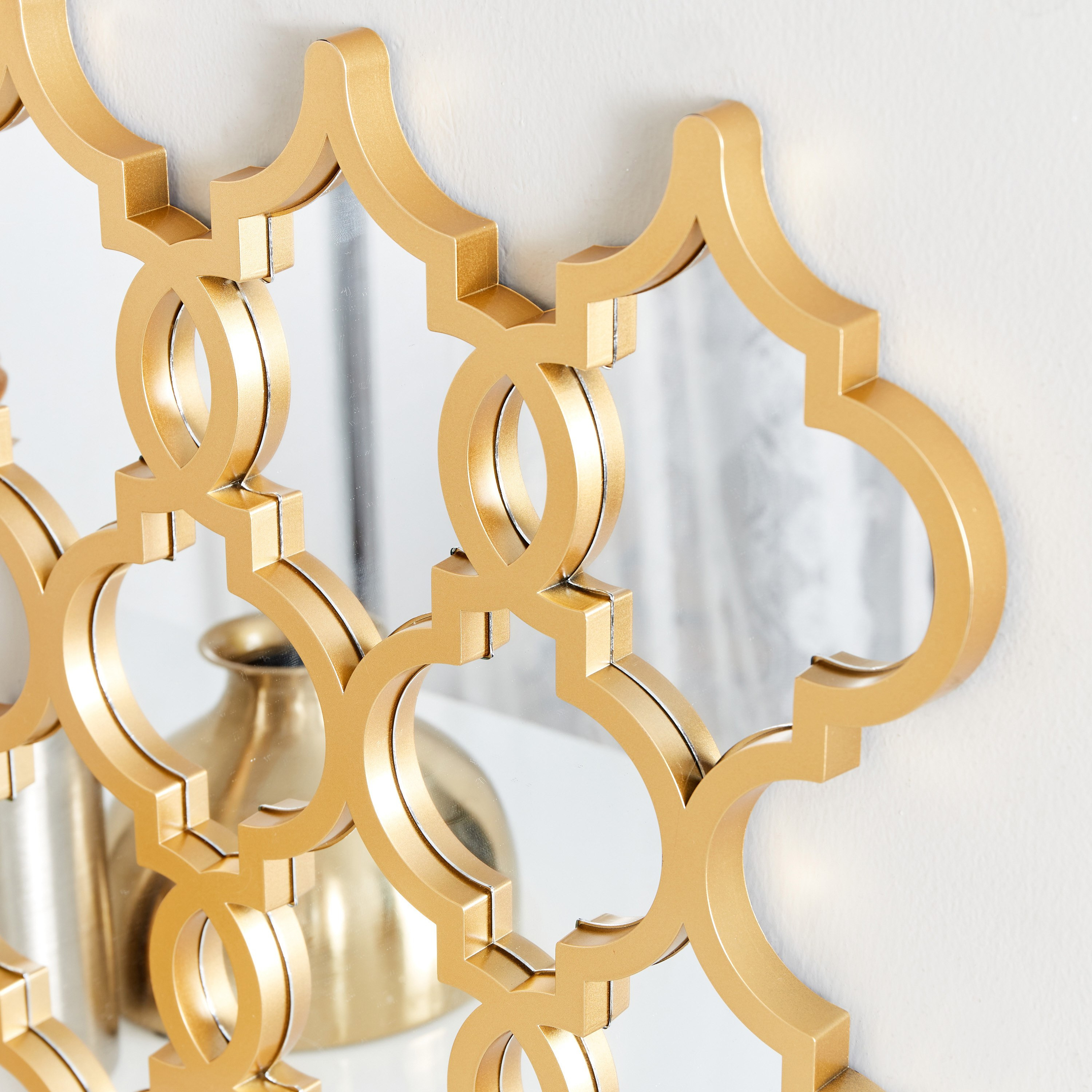 مرآة حائط مزينة عصرية من هايلي - 40x1.5x40 سم-hbxhomeware-hbxdecorandfurnishings-image-3