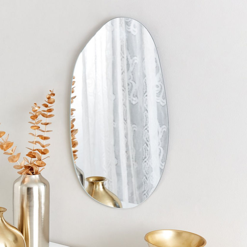 Hailee Moderen Frameless Wall Mirror - 32x0.5x50 cm-Mirrors-image-1