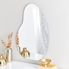 Hailee Modern Frameless Wall Mirror - 60x0.5x80 cm