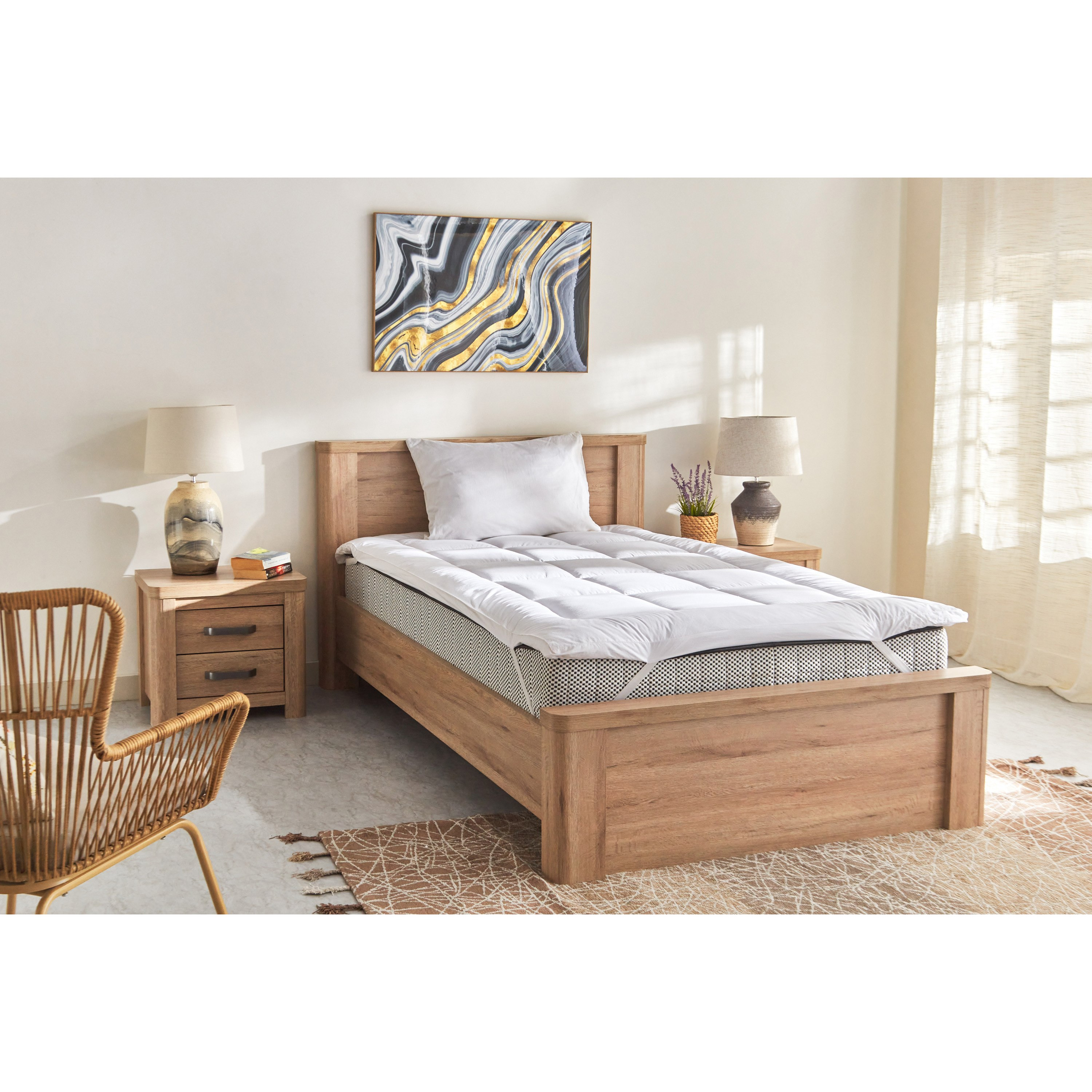 لبادة مرتبة فردية داون ألترناتيف من ريجال - 90x200+5 سم-hbxhomeware-hbxdecorandfurnishings-image-6