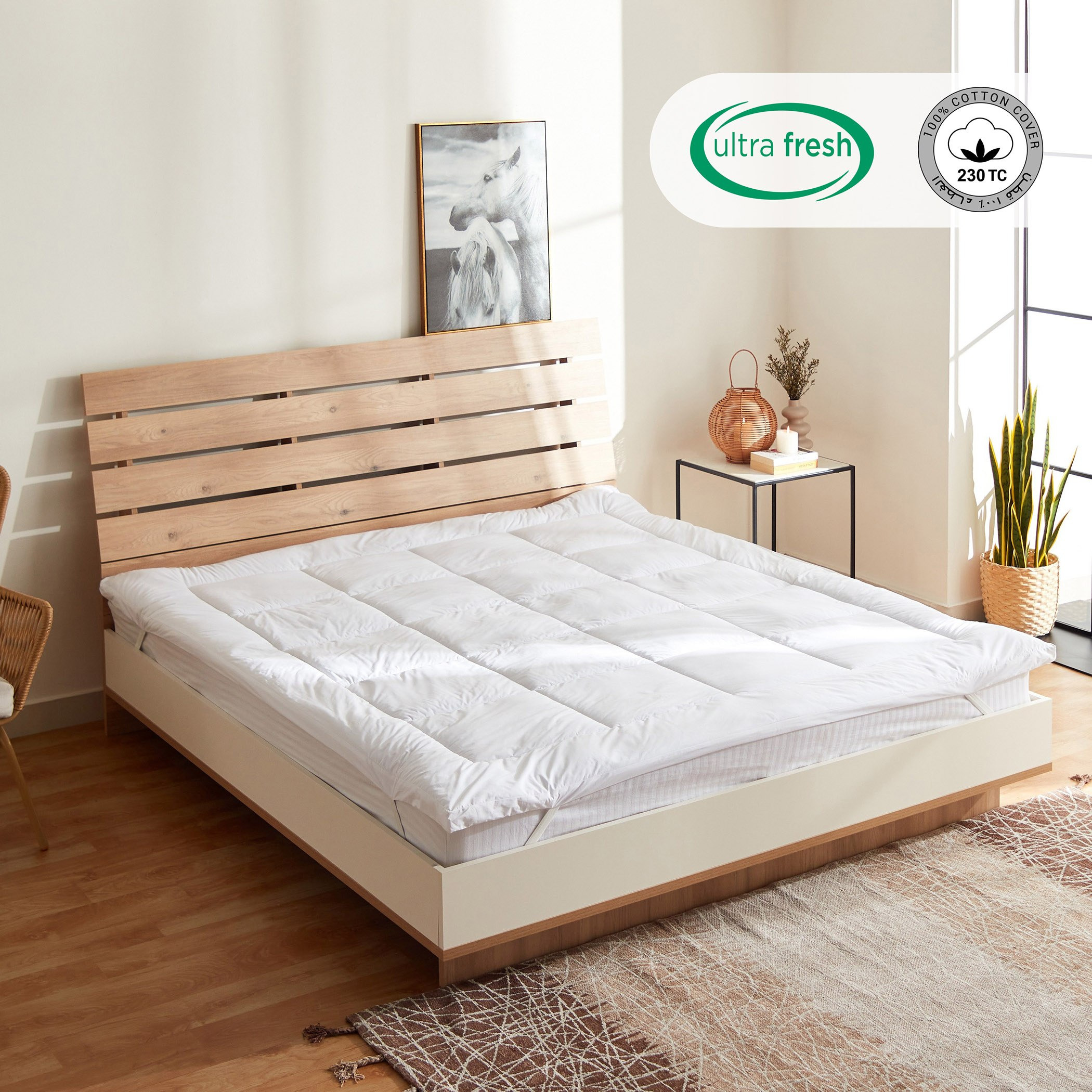 لبادة مرتبة سوبر كينج داون ألترناتيف من ريجال - 200x200+5 سم-hbxhomeware-hbxdecorandfurnishings-image-1
