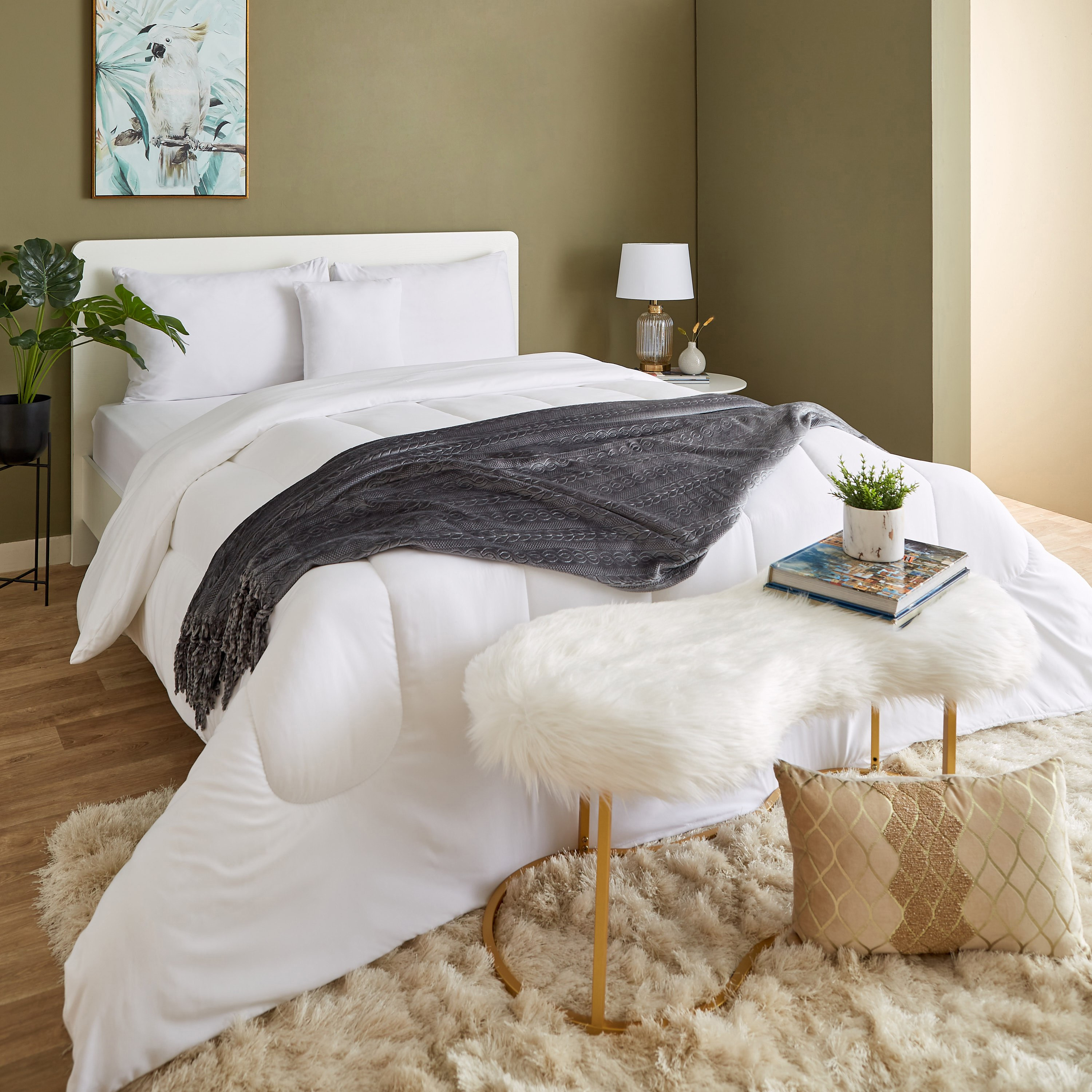 طقم لحاف كوين ألياف دقيقة 5 قطع من أندورا - 200x230 سم-hbxhomeware-hbxdecorandfurnishings-image-10