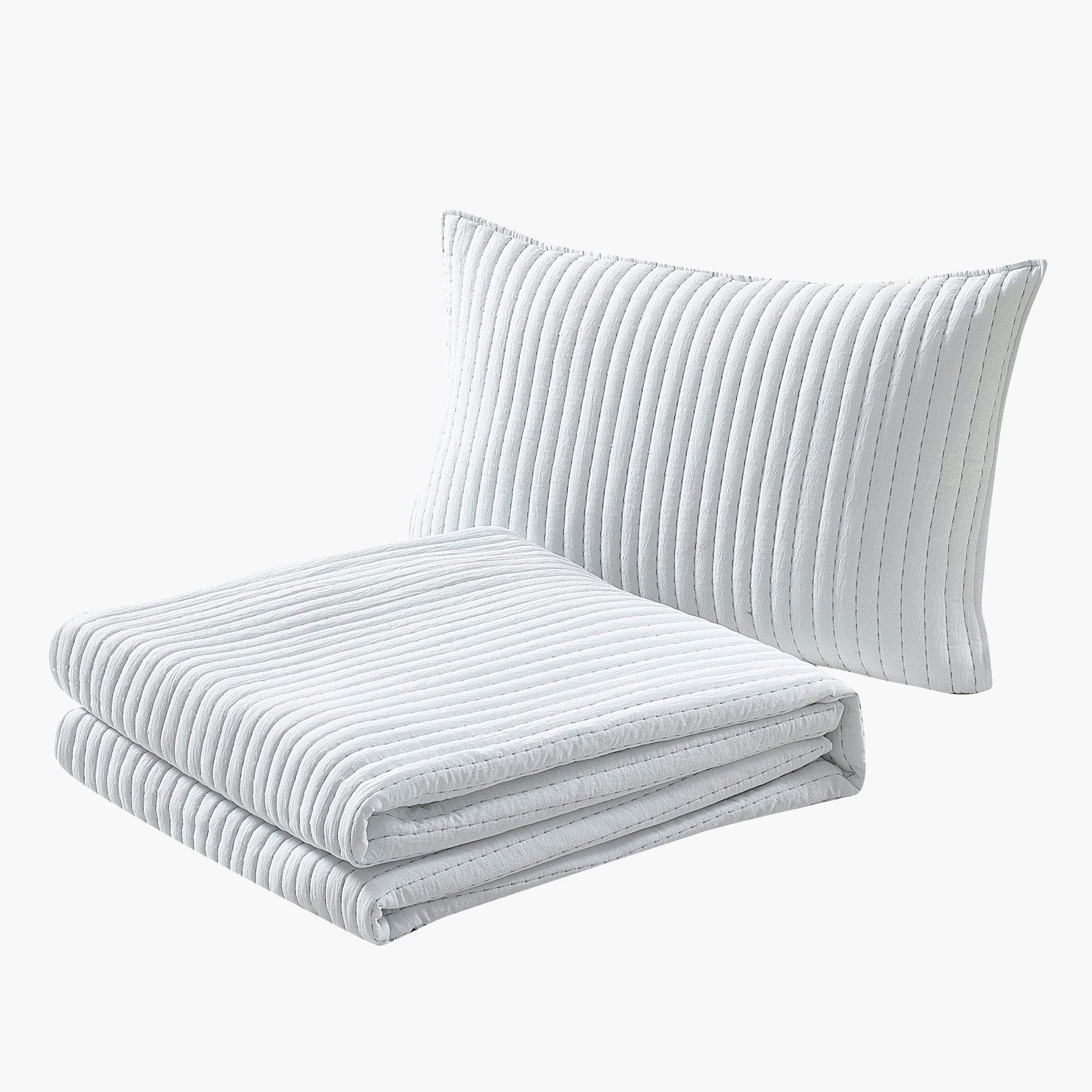 طقم مفرش سرير مزدوج مغسول من الألياف الدقيقة 3 قطع من أبريستي- 160x230 سم-hbxdecorandfurnishings-bedding-bedspreadsandquilts-image-4