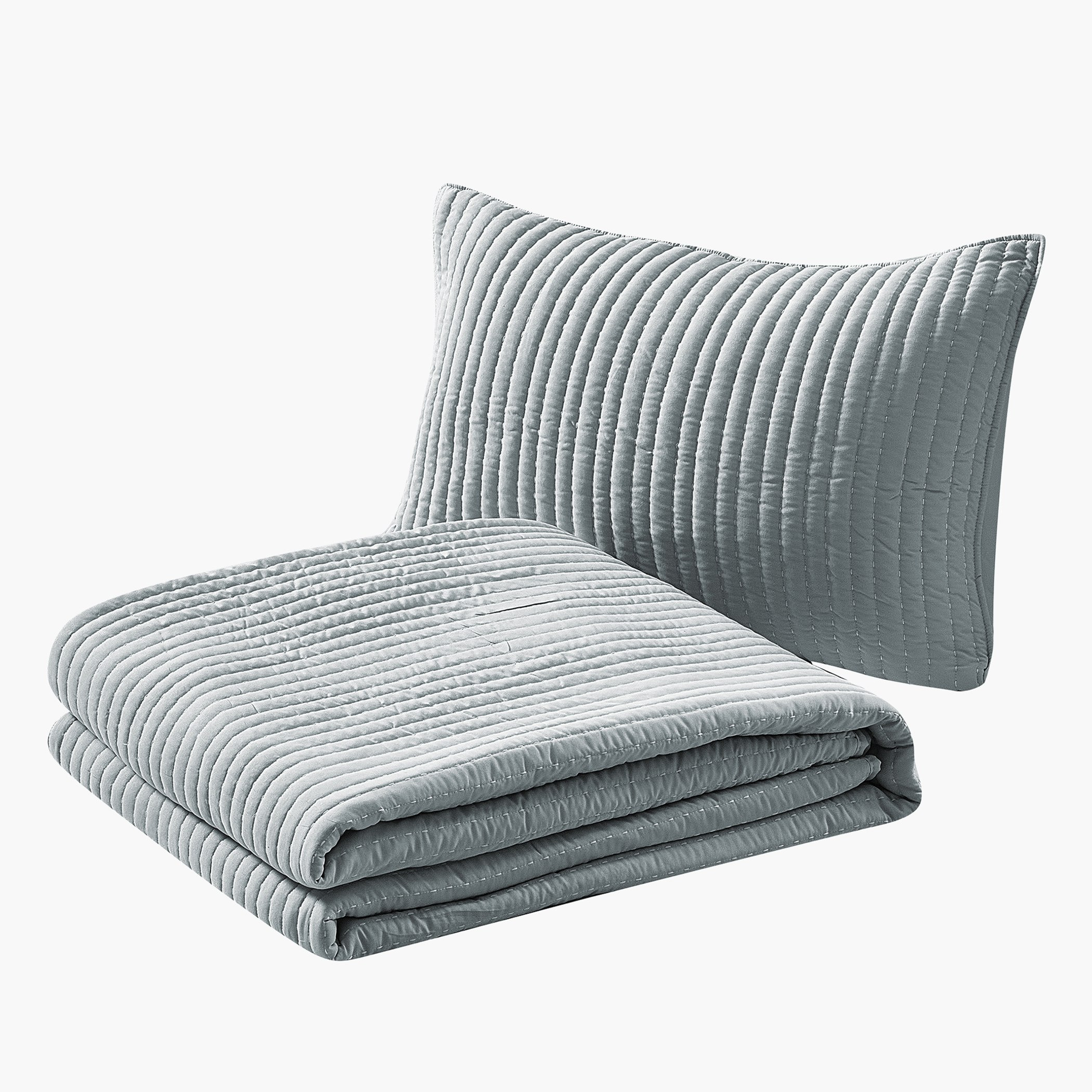 طقم مفرش سرير مزدوج مغسول من الألياف الدقيقة 3 قطع من أبريستي - 230x160 سم-hbxdecorandfurnishings-bedding-bedspreadsandquilts-image-4