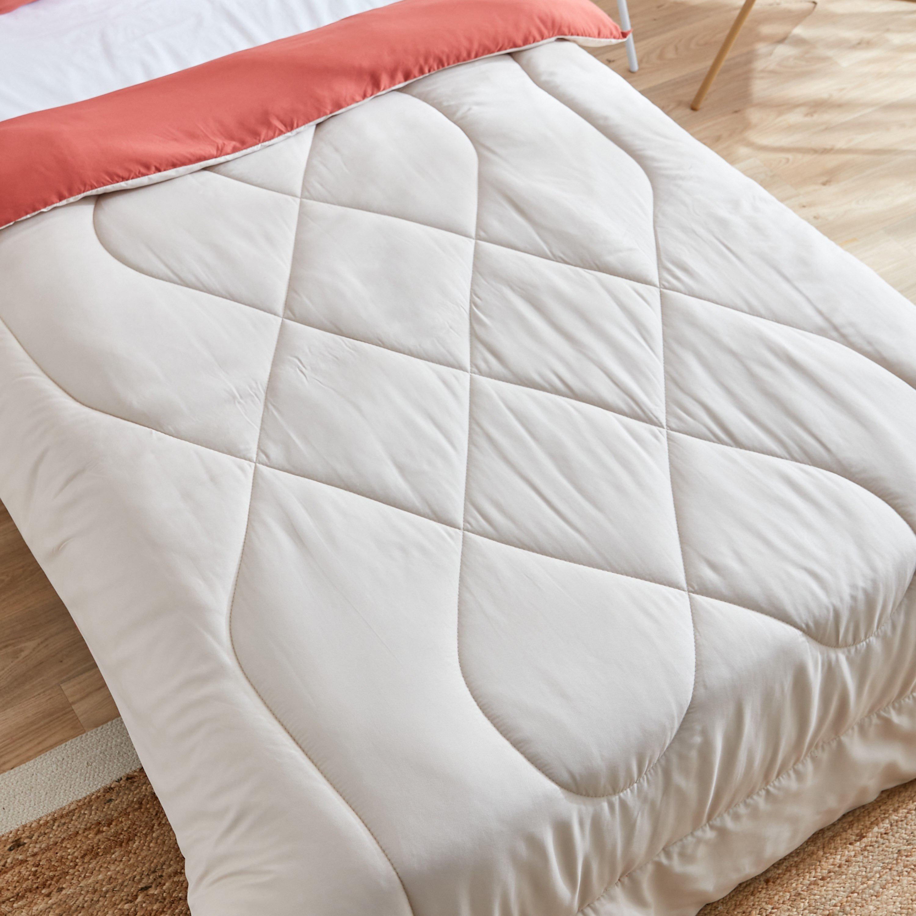 طقم لحاف مزدوج ألياف دقيقة يستخدم على الوجهين قطعتين من ديربي - 160x220 سم-hbxkidsandyouth-beddingandfurnishings-comfortersets-image-7