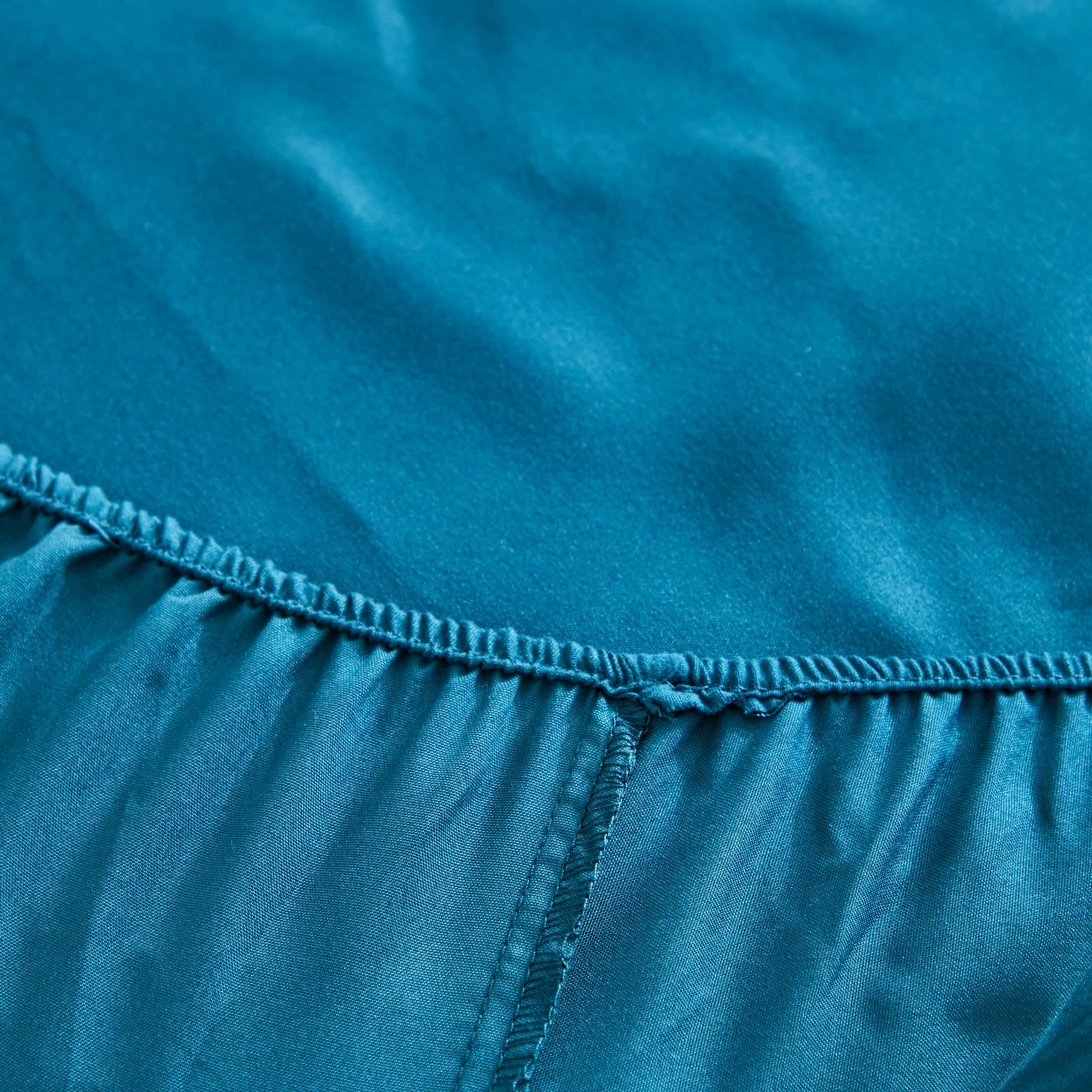 Derby Solid Microfiber Twin Fitted Sheet - 120x200+25 cm-hbxhomeware-bedding-fittedsheets-image-7