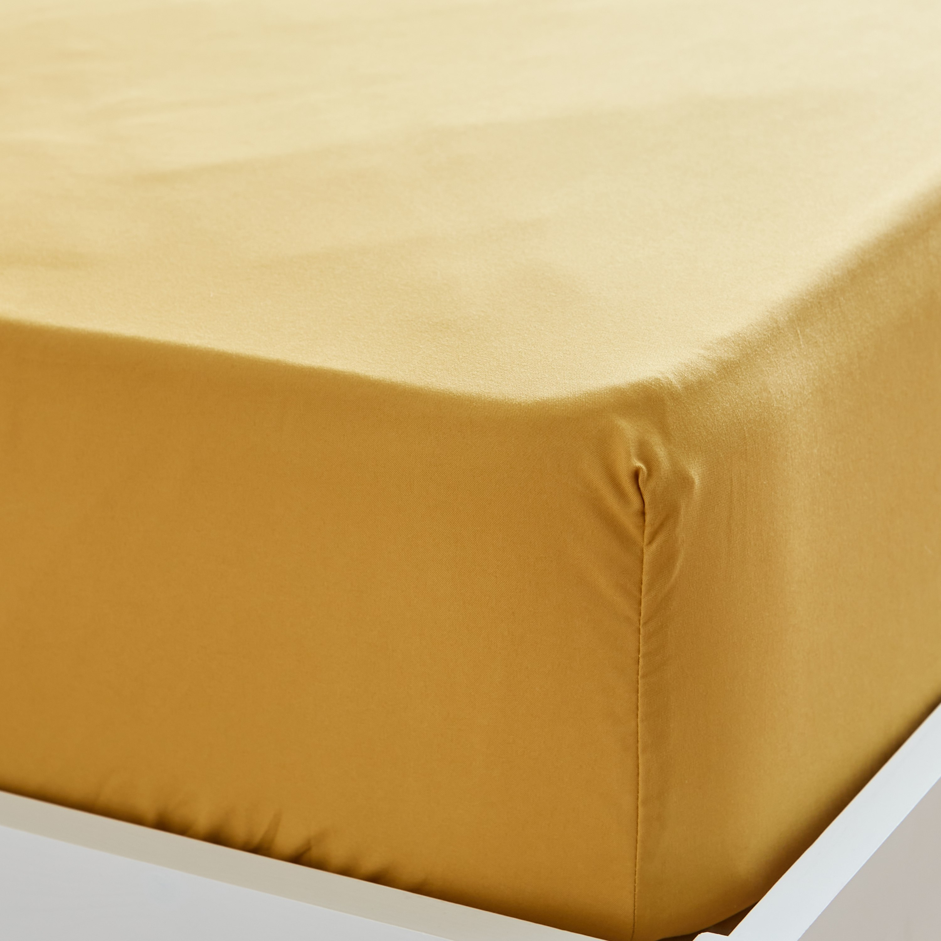 شرشف مطاطي مزدوج سادة من الألياف الدقيقة من ديربي - 120x200+25 سم-hbxhomeware-hbxbedroom-image-6