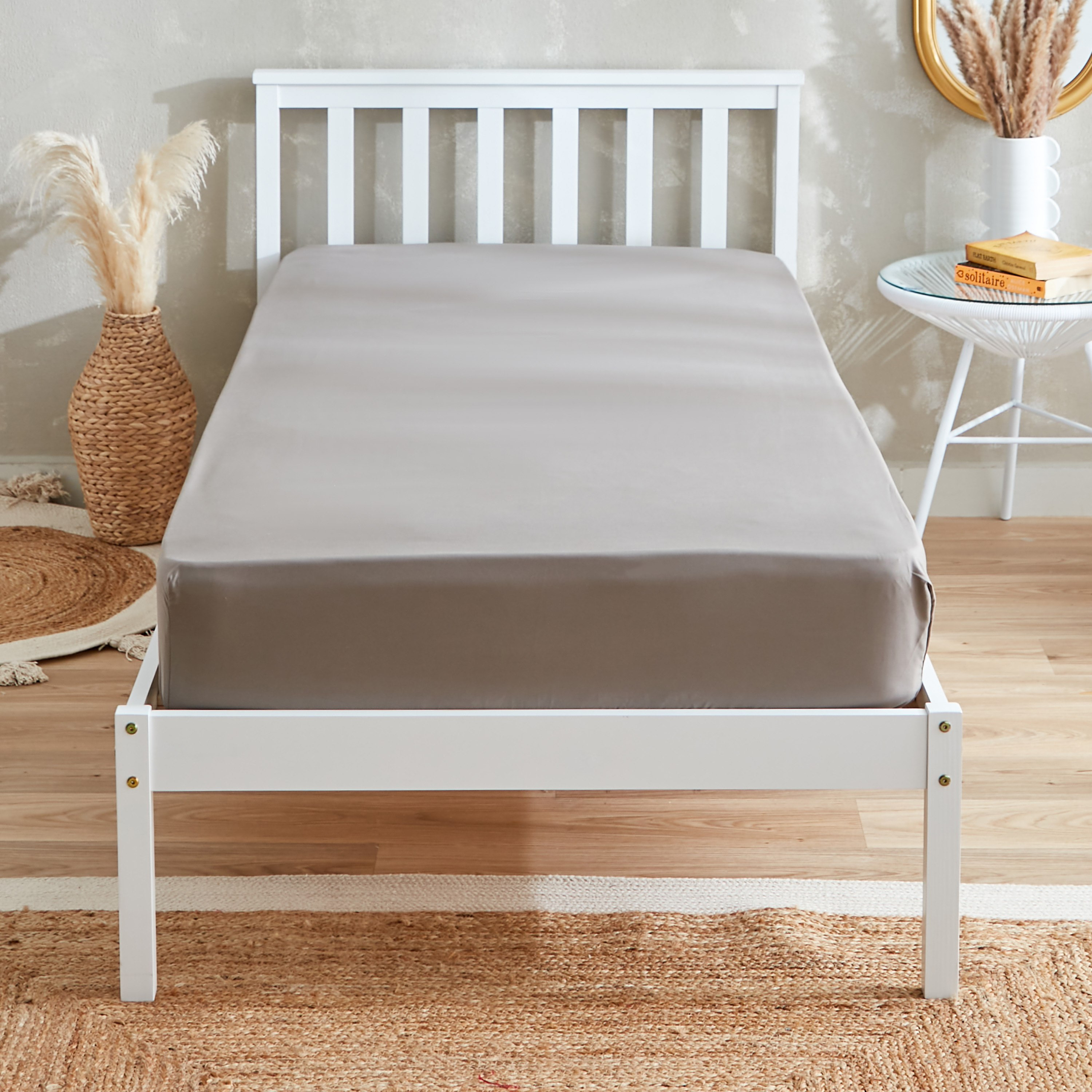 Derby Solid Microfibre Twin Fitted Sheet - 120x200+25 cm-hbxhomeware-hbxbedroom-image-3