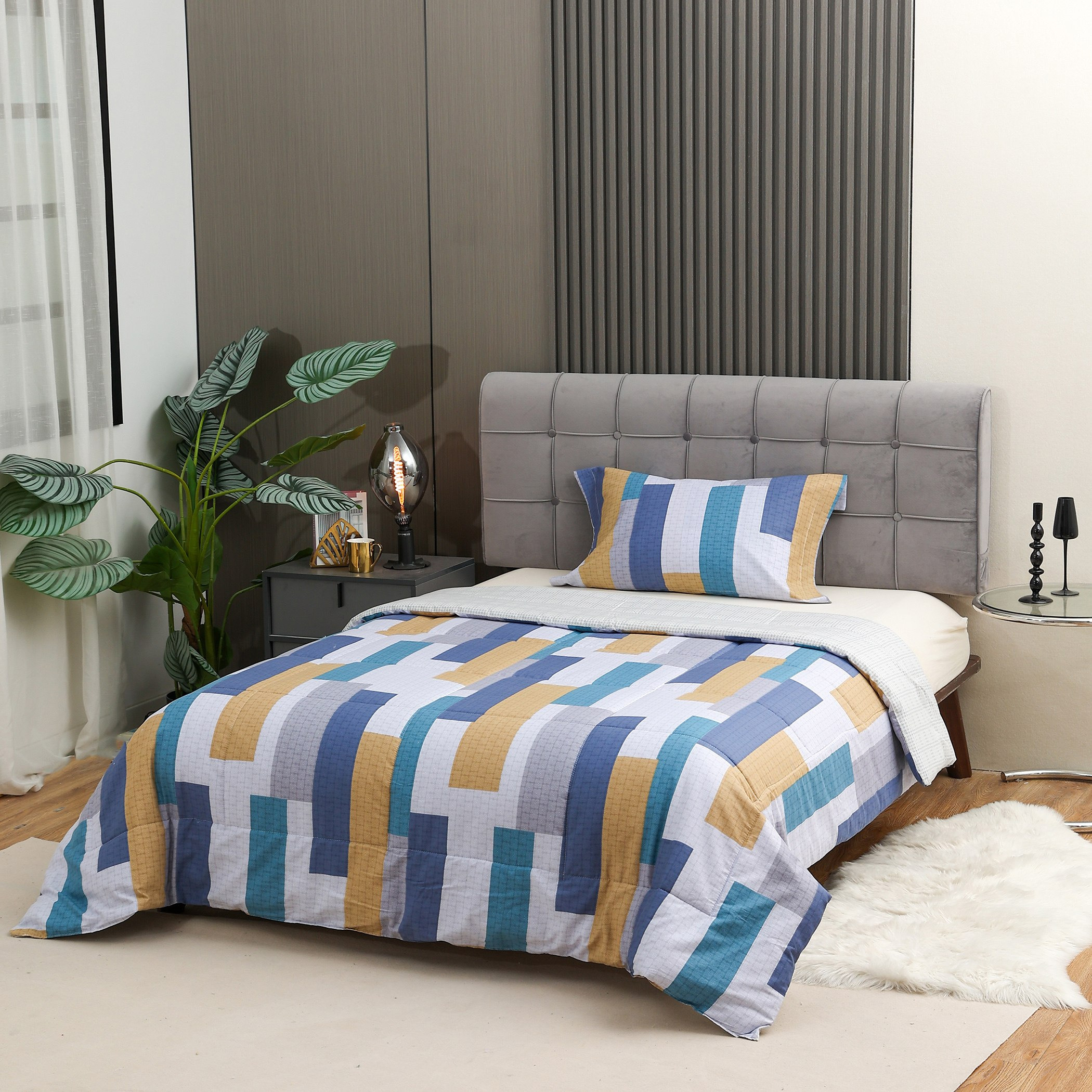 طقم لحاف توين من قطعتين قطن بطبعات من فيرونا سانتيسا - 160x220 سم-hbxhomeware-hbxdecorandfurnishings-image-5