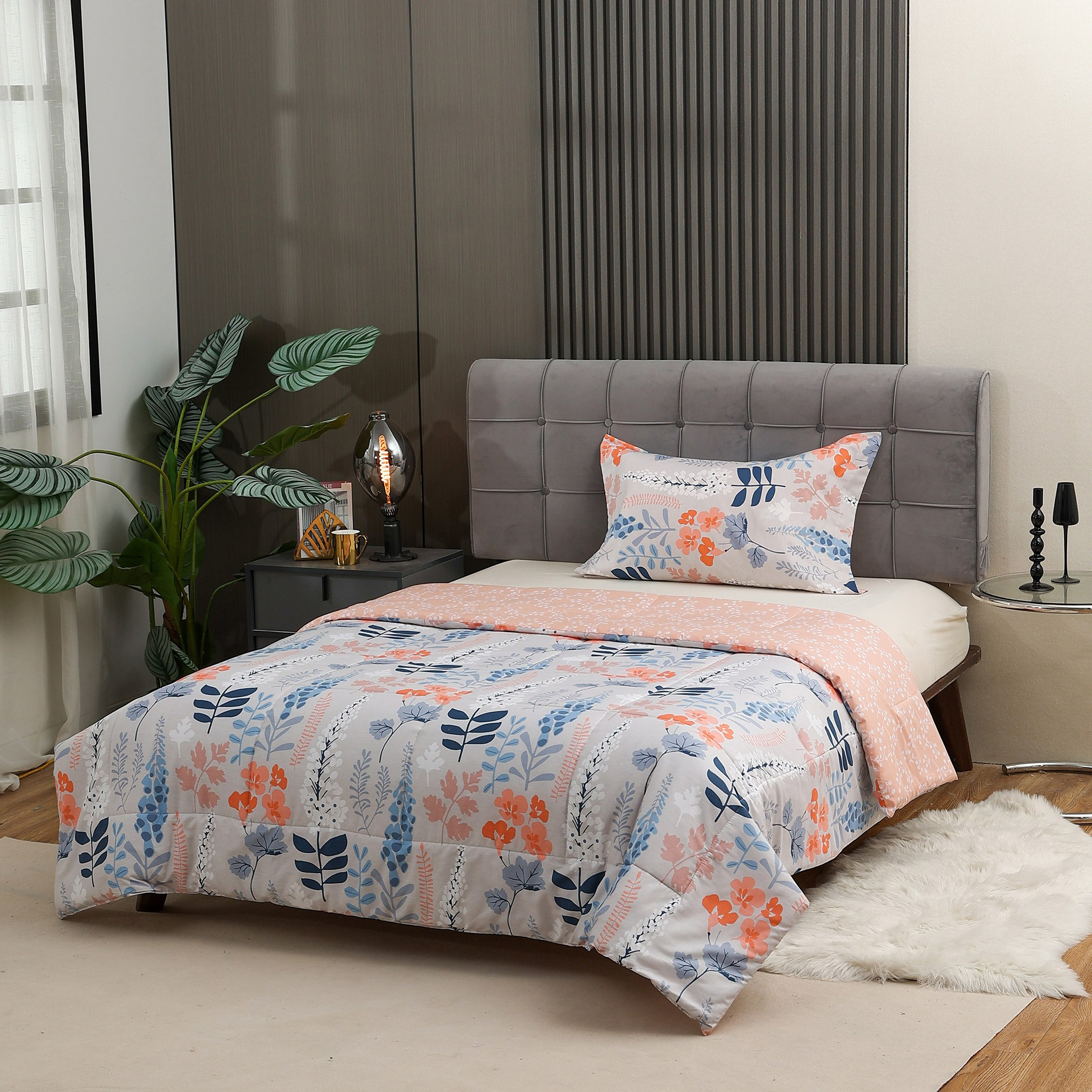 طقم لحاف فردي من قطعتين قطن بطبعات من فيرونا نوفيا - 135x220 سم-hbxhomeware-hbxdecorandfurnishings-image-5