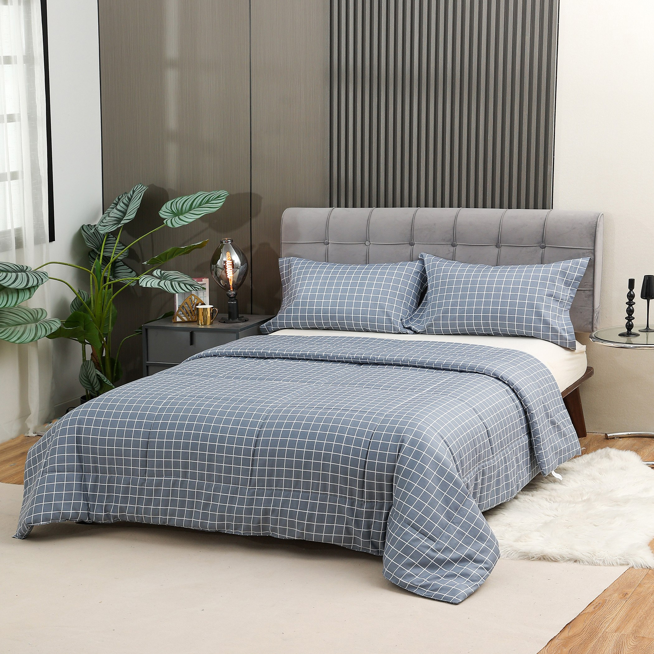 طقم لحاف كينج 3 قطع قطن بطبعات من فيرونا فينولا - 220x240 سم-hbxhomeware-hbxdecorandfurnishings-image-5