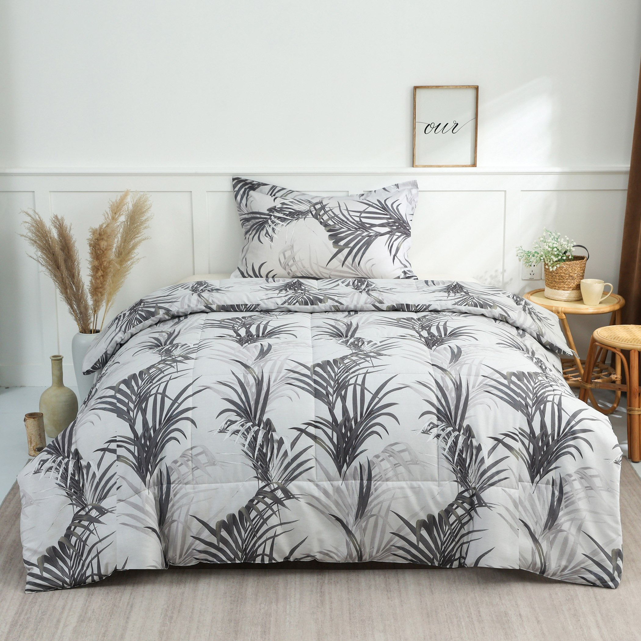 Verona Nix 2-Piece Printed Cotton Single Comforter Set - 135x220 cm-hbxhomeware-hbxdecorandfurnishings-image-4