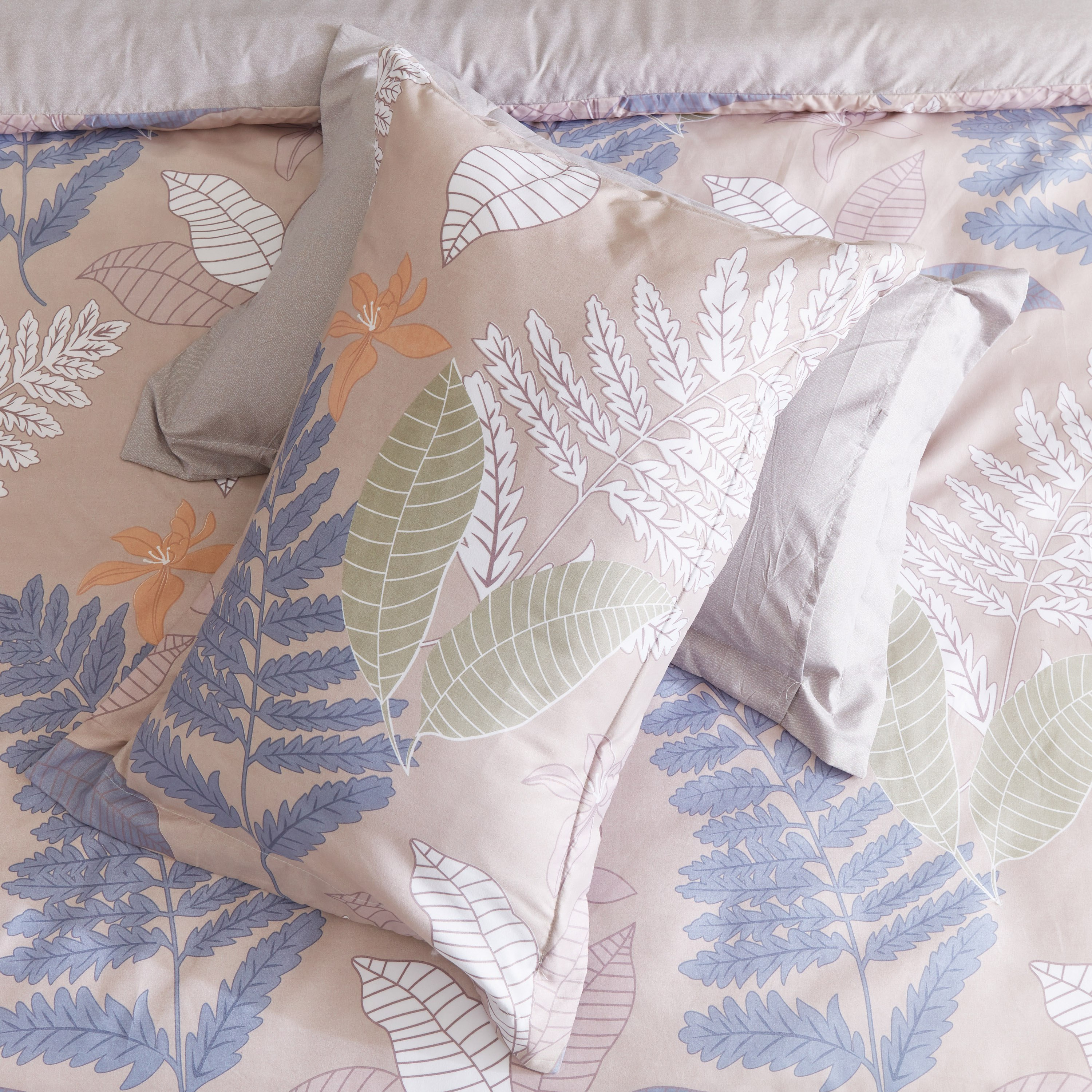 طقم غطاء لحاف سوبر كينج من الألياف الدقيقة 3 قطع بطبعات من باسل - 220x240 سم-hbxhomeware-bedding-duvetcovers-image-5