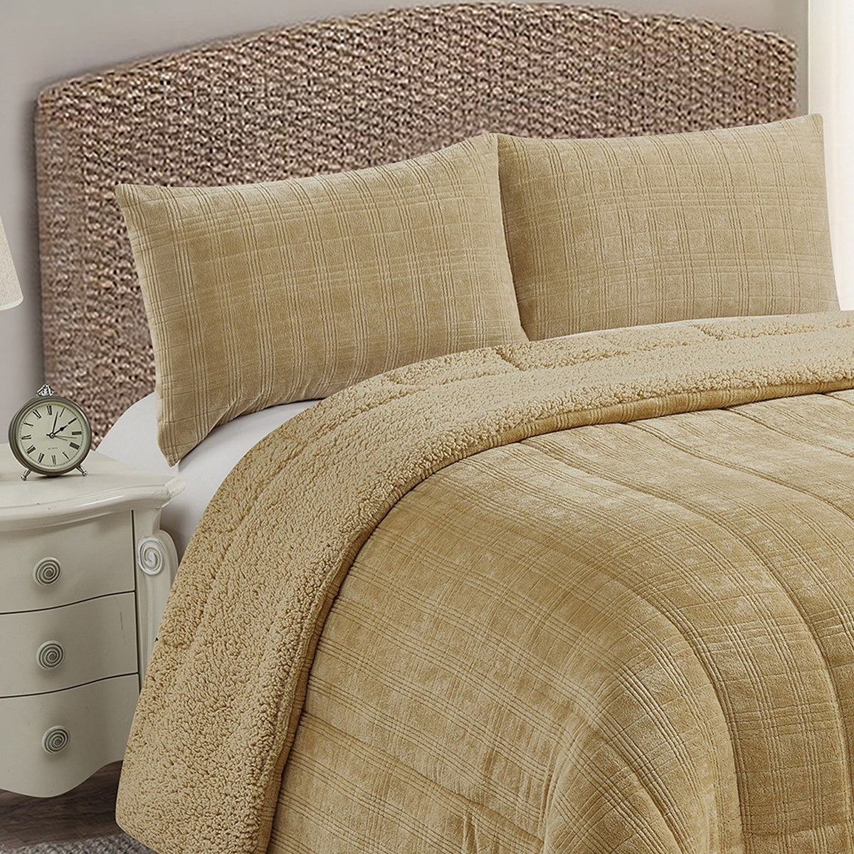 طقم لحاف كينج 3 قطع من كاري شيربا - 220x240 سم-hbxhomeware-hbxdecorandfurnishings-image-2