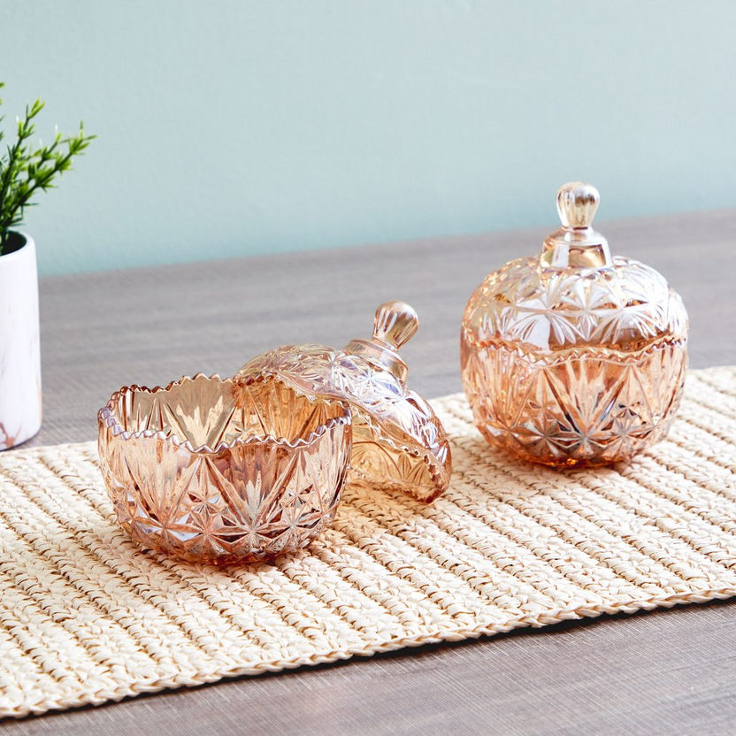 Bellissimo 2-Piece Pineapple Jar Set-Containers and Jars-image-0