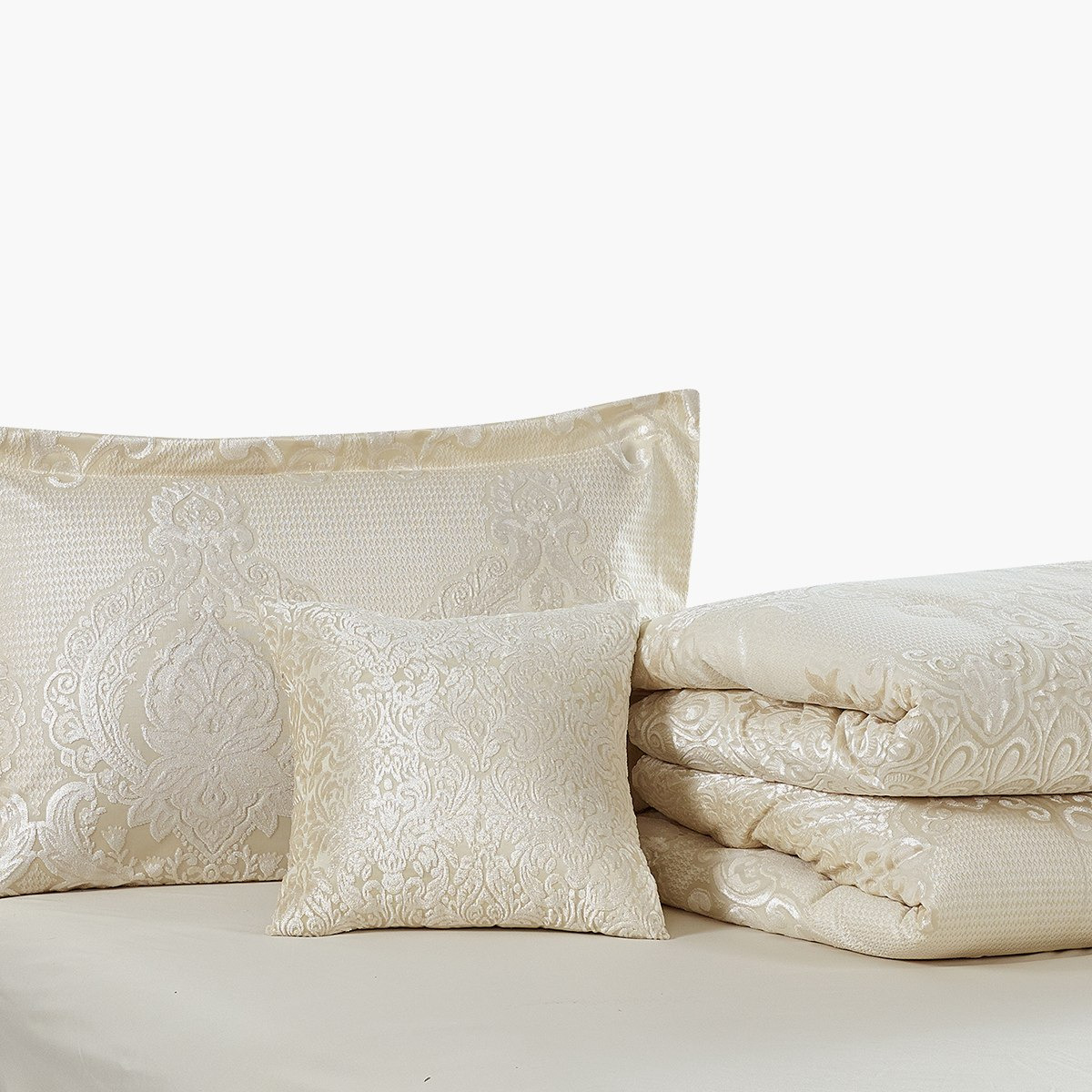 طقم لحاف جاكارد سوبر كينج 10 قطع شنيل من إيسلين - 240x240 سم-hbxhomeware-hbxdecorandfurnishings-image-3