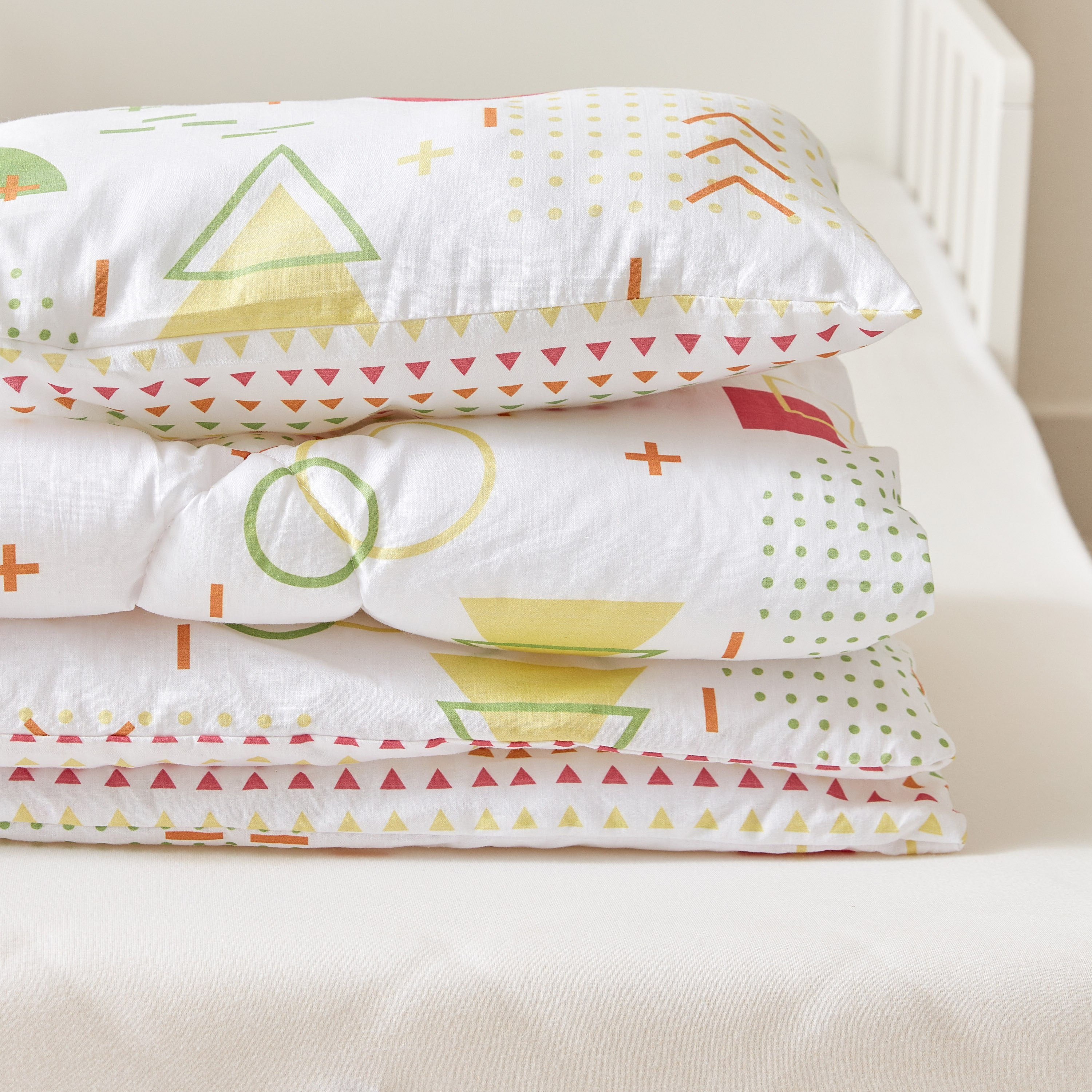 Liam Kapas 2-Piece BODMAS Print Cotton Toddler Comforter Set - 100x140 cm-hbxhomeware-hbxkidsandyouth-image-8