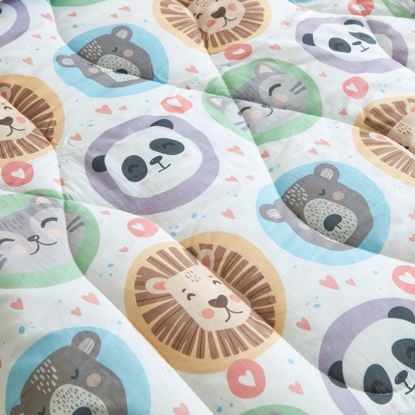 Liam Kapas 2-Piece Cotton Panda Comforter Set - 100x140 cm-Comforter Sets-image-3