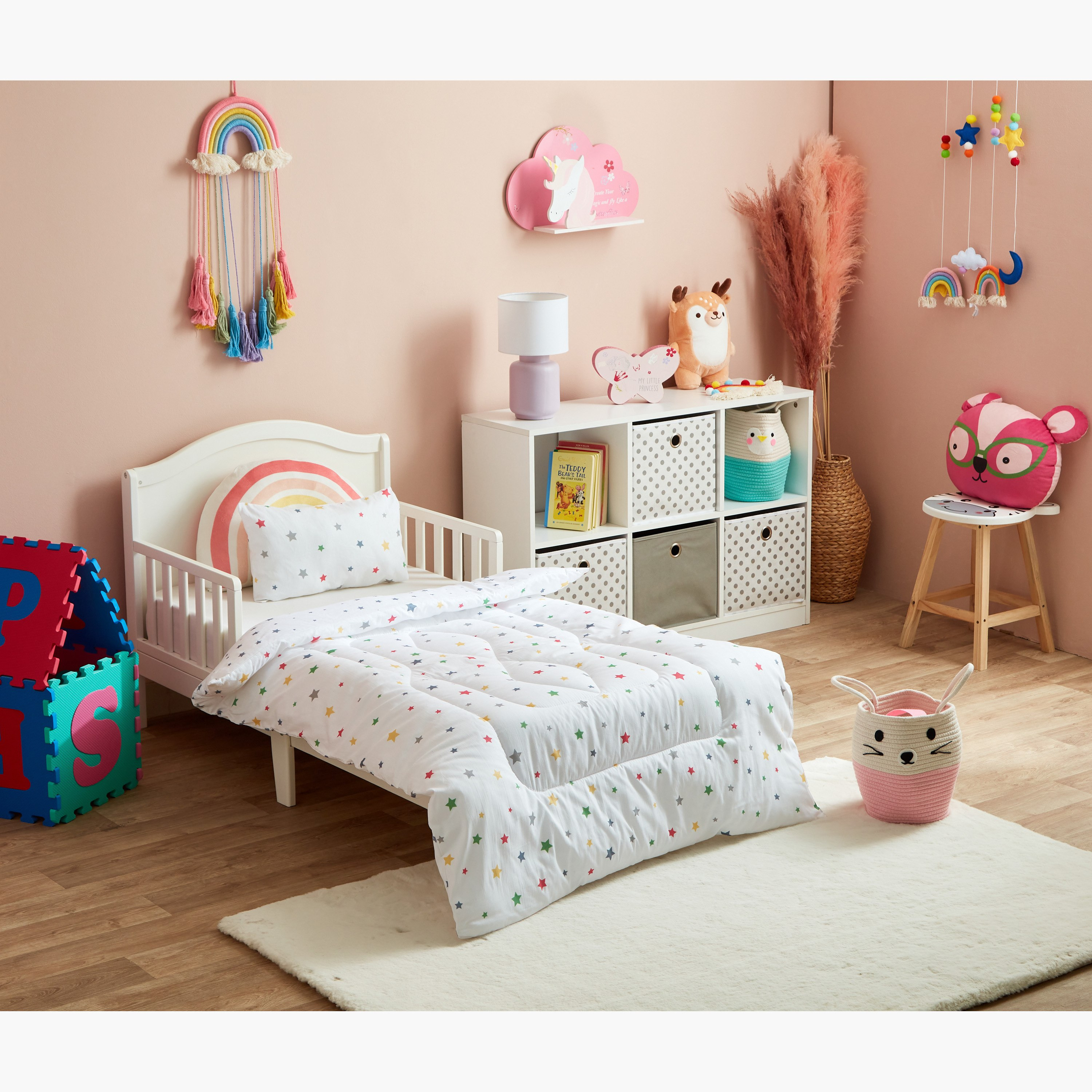 طقم لحاف قطن قطعتين بتصميم نجوم من ليام كاباس - 100x140 سم-hbxhomeware-hbxkidsandyouth-image-10