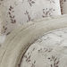 Pilvi 3-Piece Botanic Print King Flannel Comforter Set - 220x240 cm-Comforter Sets-thumbnailMobile-3