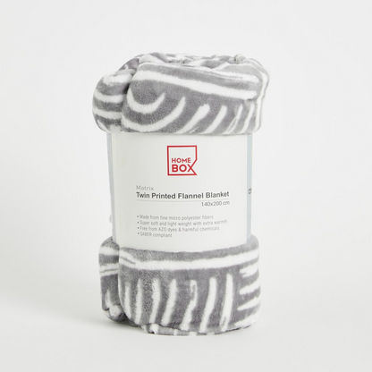 Matrix Riley Flannel Twin Blanket - 140x200 cms