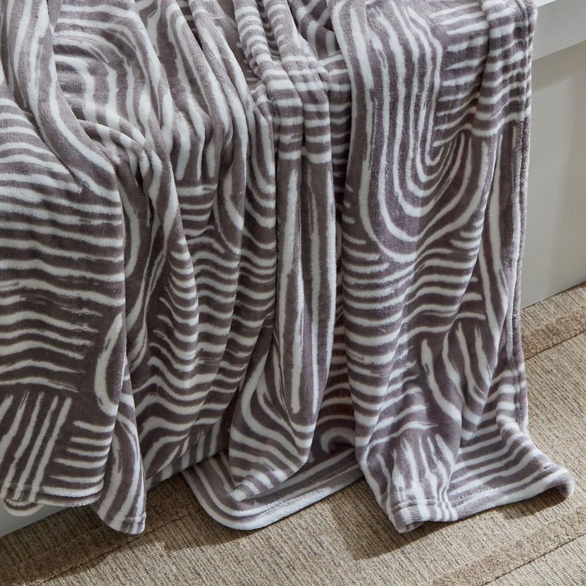 Matrix Riley Queen Flannel Blanket - 200x220 cm-Blankets-image-4