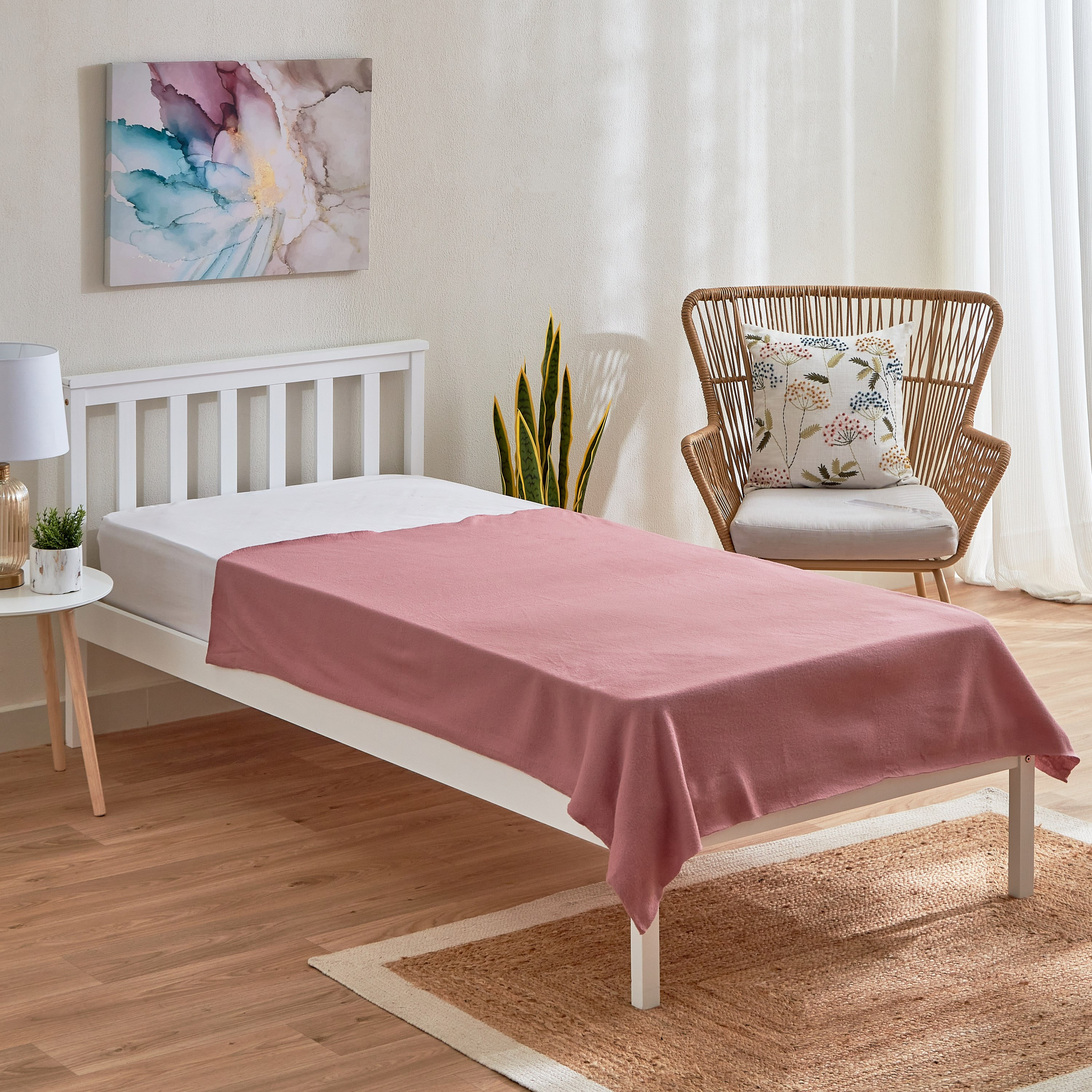 بطانية خفيفة صوف بولار من أتلانتا - 120x160 سم-hbxhomeware-hbxbedroom-image-1