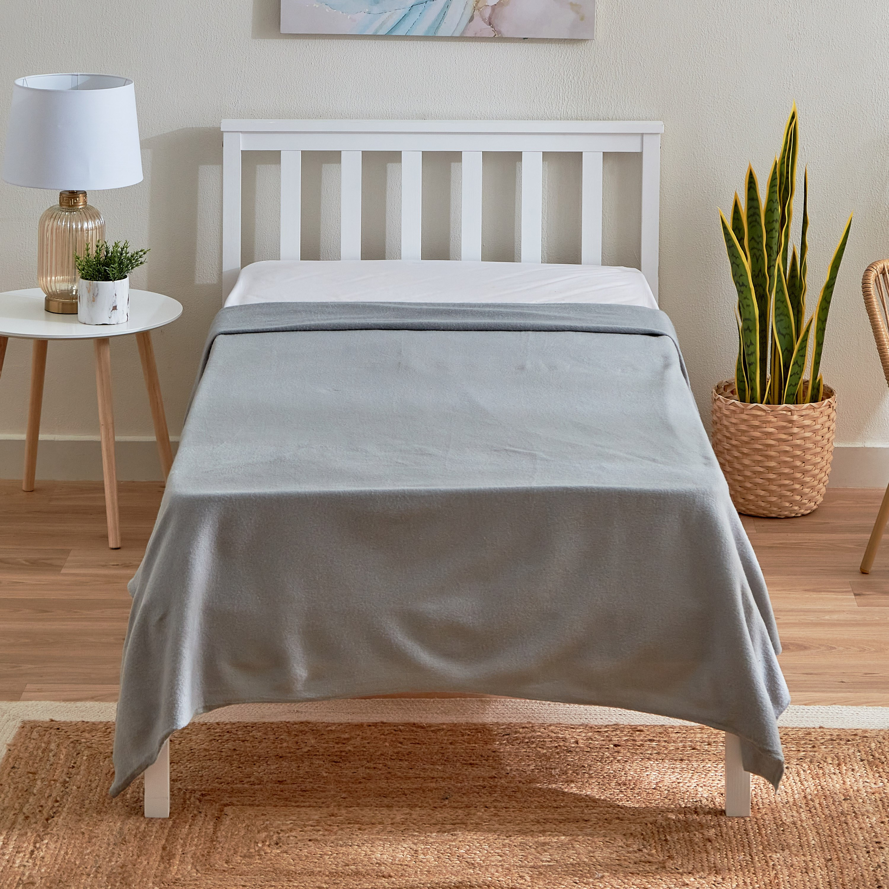 بطانية صوف بولار مزدوجة سادة من أتلانتا - 150x200 سم-hbxhomeware-hbxbedroom-image-2