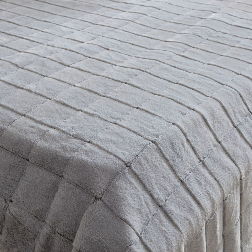 Lia Faux Fur Double Layer Twin Blanket - 150x200 cm-Blankets-image-2