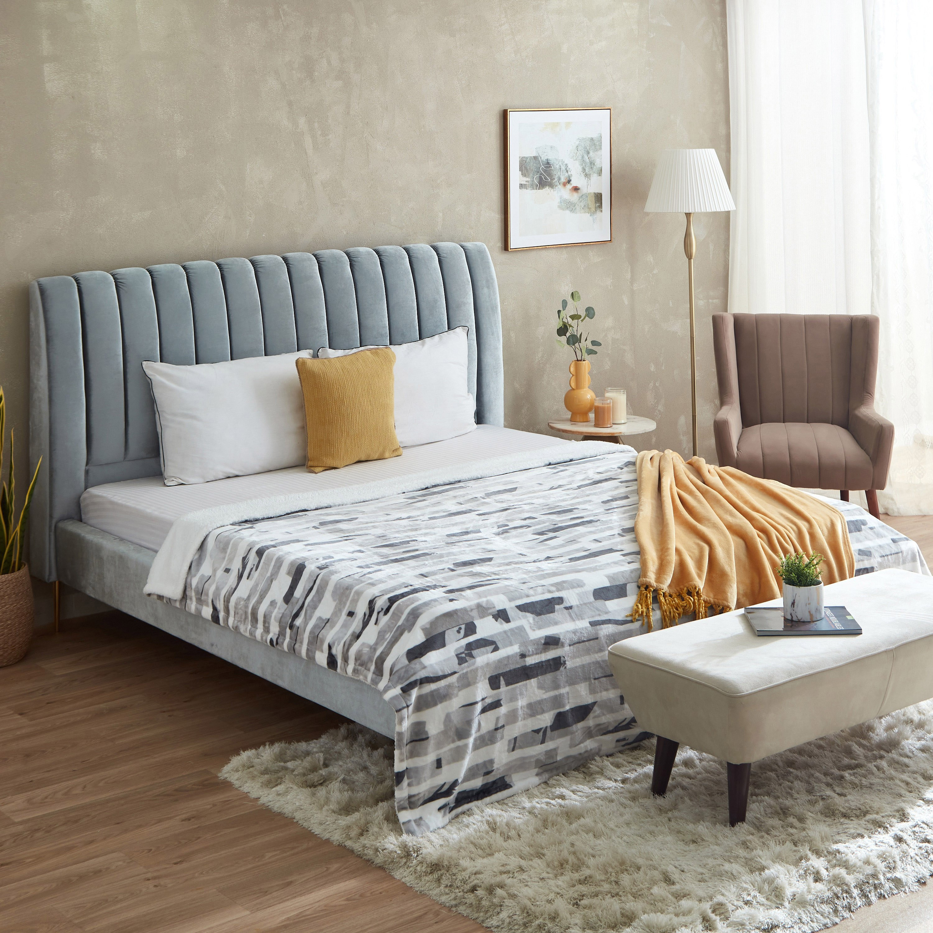 بطانية فلانيل شيربا مزدوجة بطبعات ريكس من براكستون- 150×200 سم-hbxhomeware-hbxbedroom-image-7