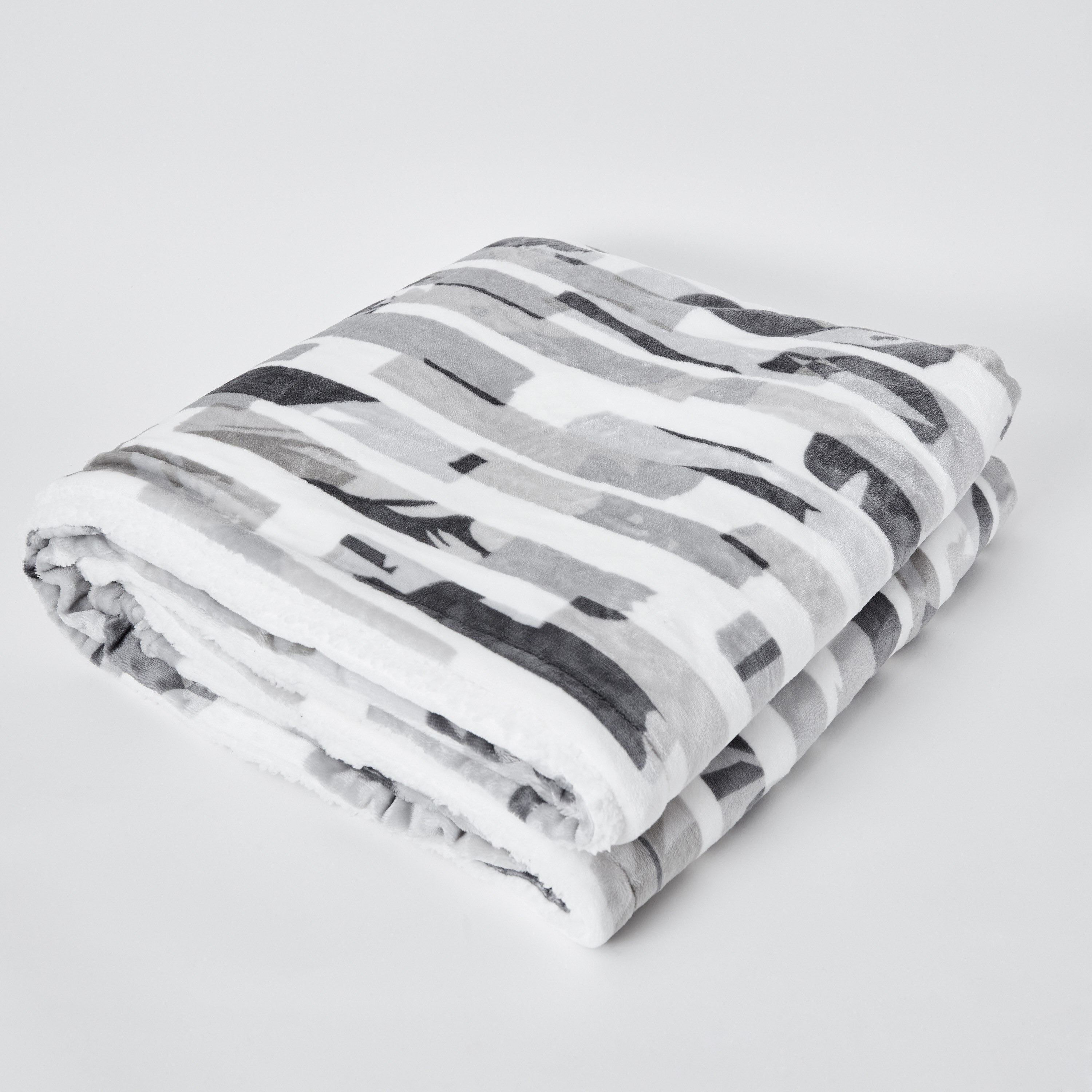 Braxton Rex Printed Flannel Sherpa Queen Blanket - 200x220 cm-hbxhomeware-hbxbedroom-image-8
